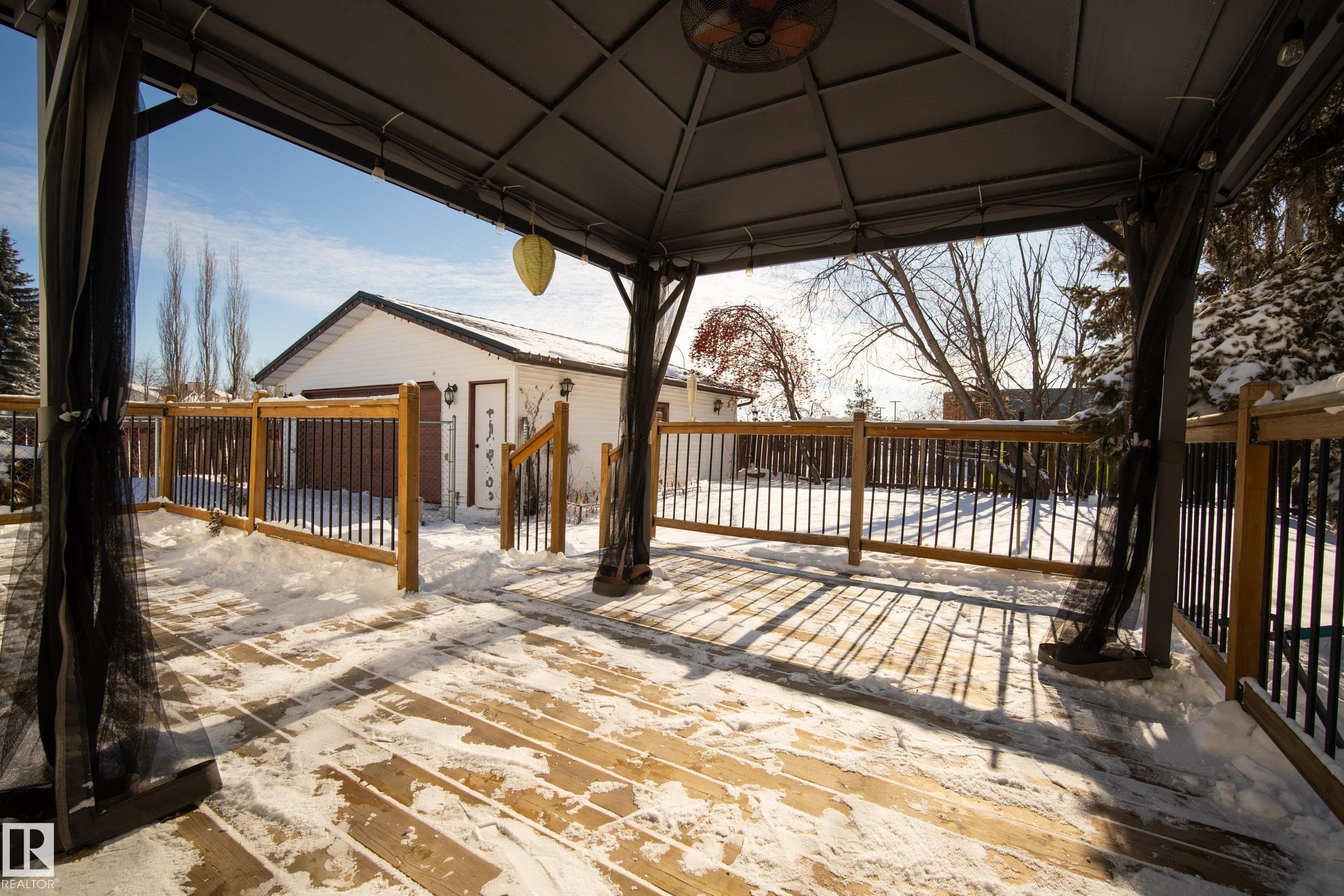3801 33 Avenue, Leduc, AB - Outdoor With Deck Patio Veranda With Exterior