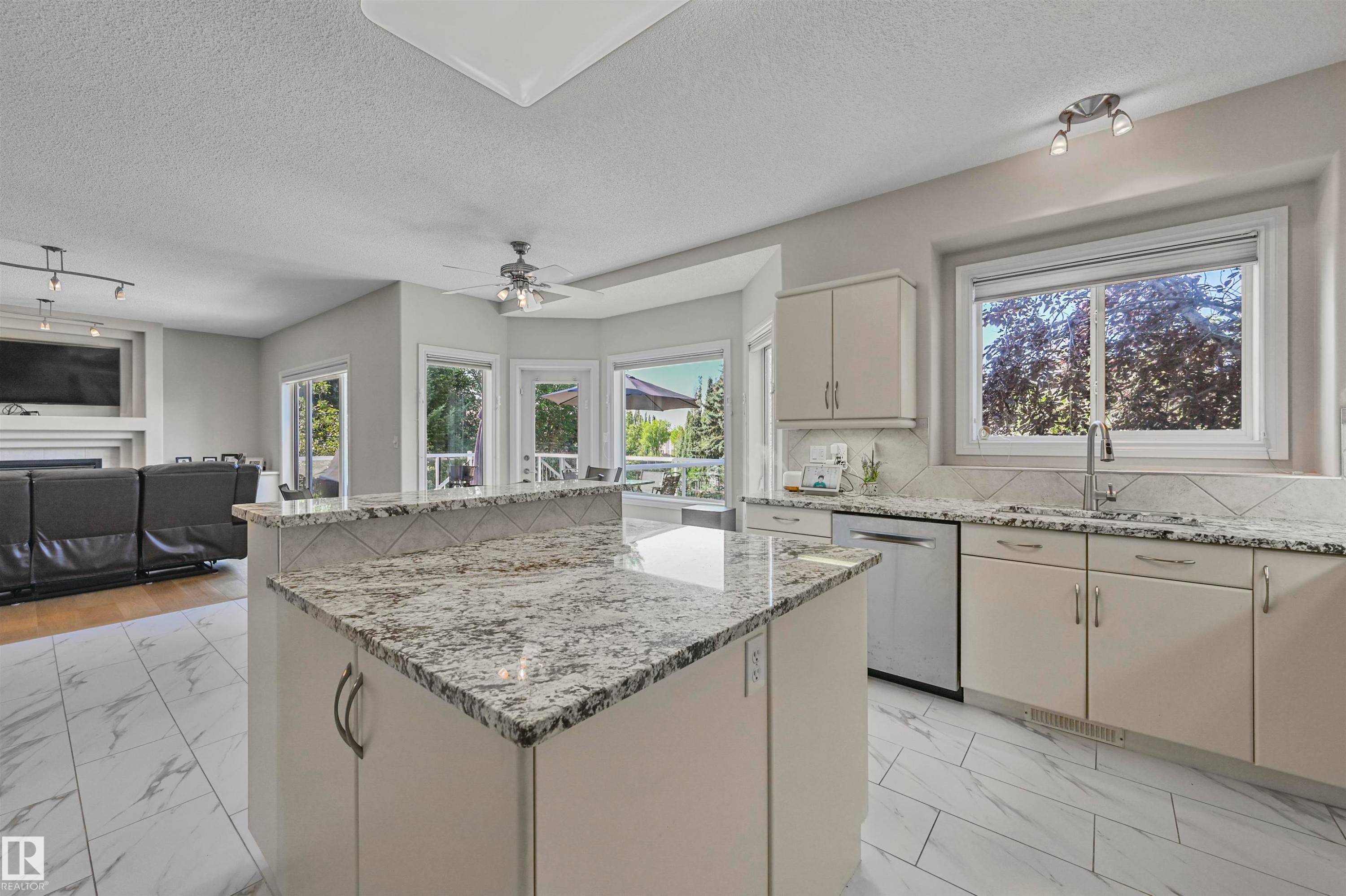 1516 Thorogood Close, Edmonton, AB - Indoor Photo Showing Kitchen With Upgraded Kitchen