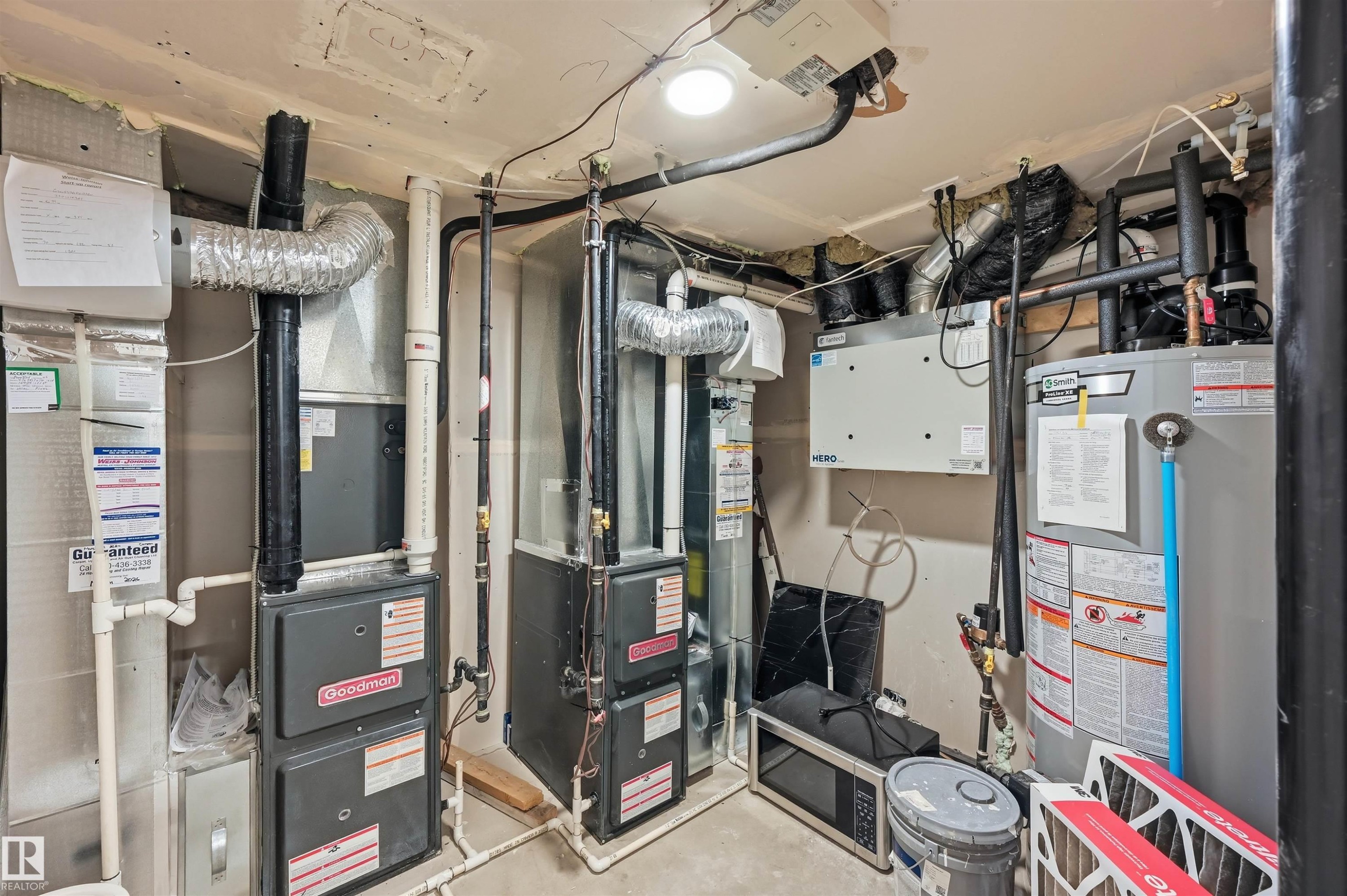 10909 151 Street, Edmonton, AB - Indoor Photo Showing Basement