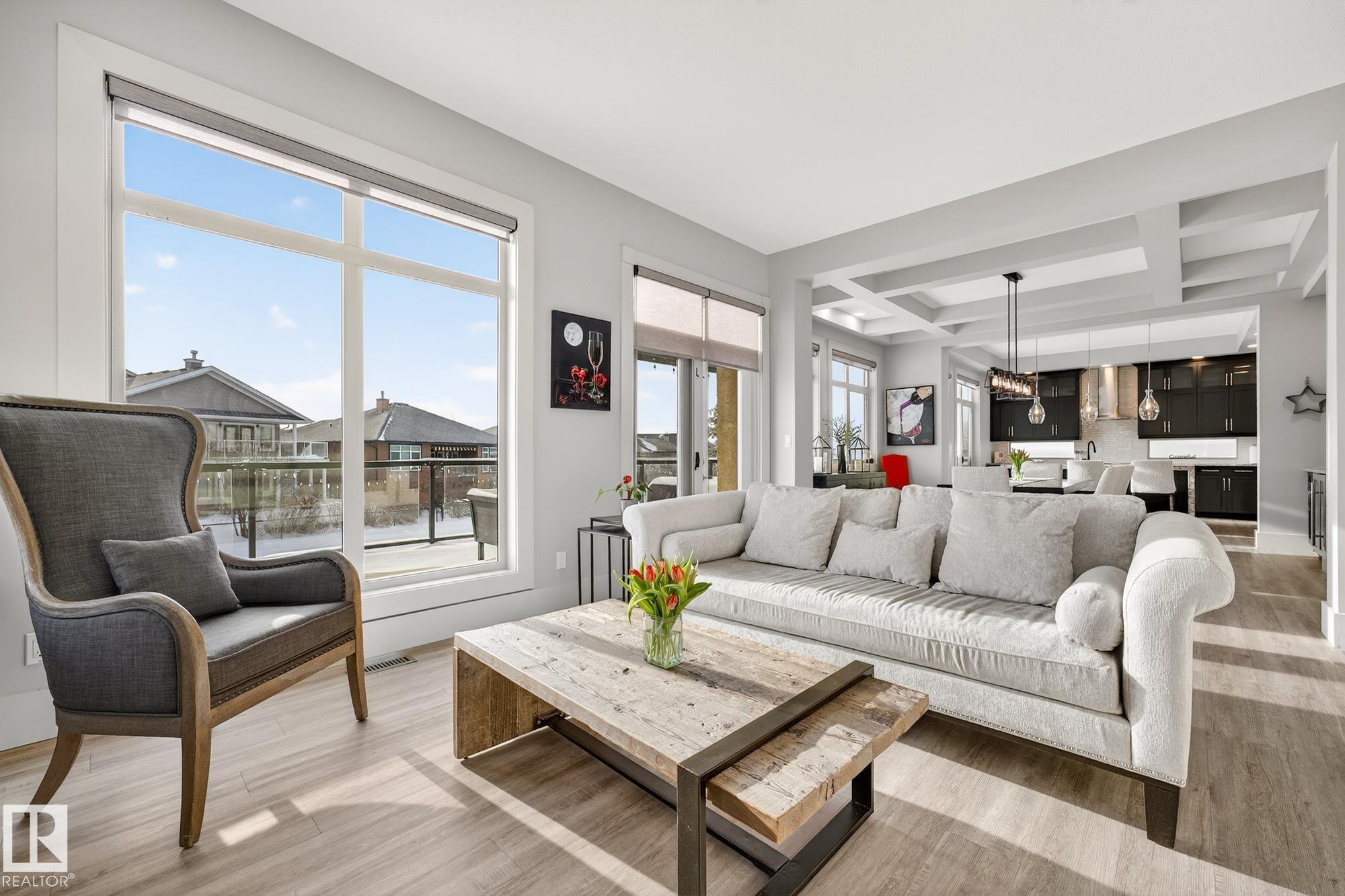4001 Triomphe Boulevard, Beaumont, AB - Indoor Photo Showing Living Room