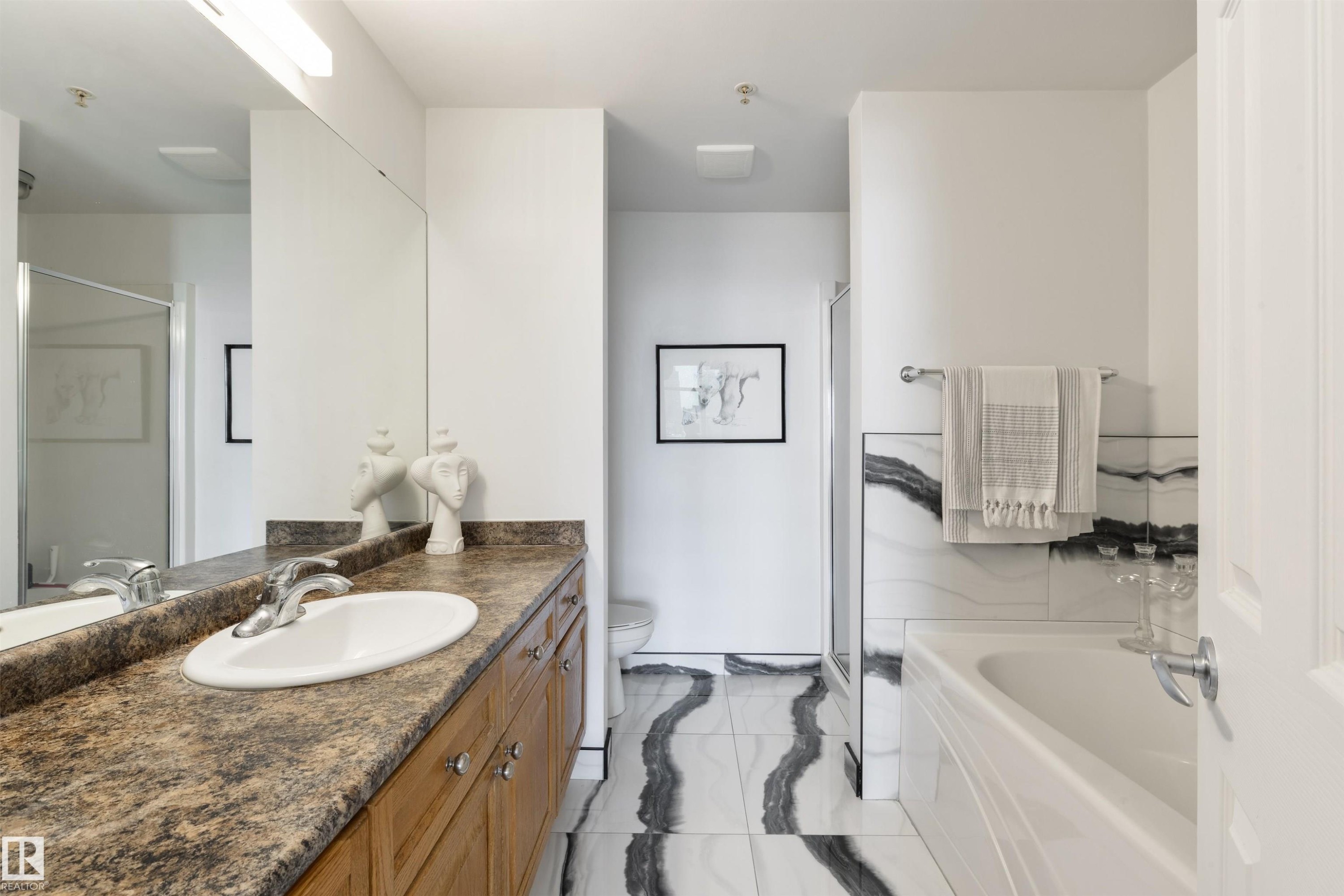 1107 9020 Jasper Avenue, Edmonton, AB - Indoor Photo Showing Bathroom