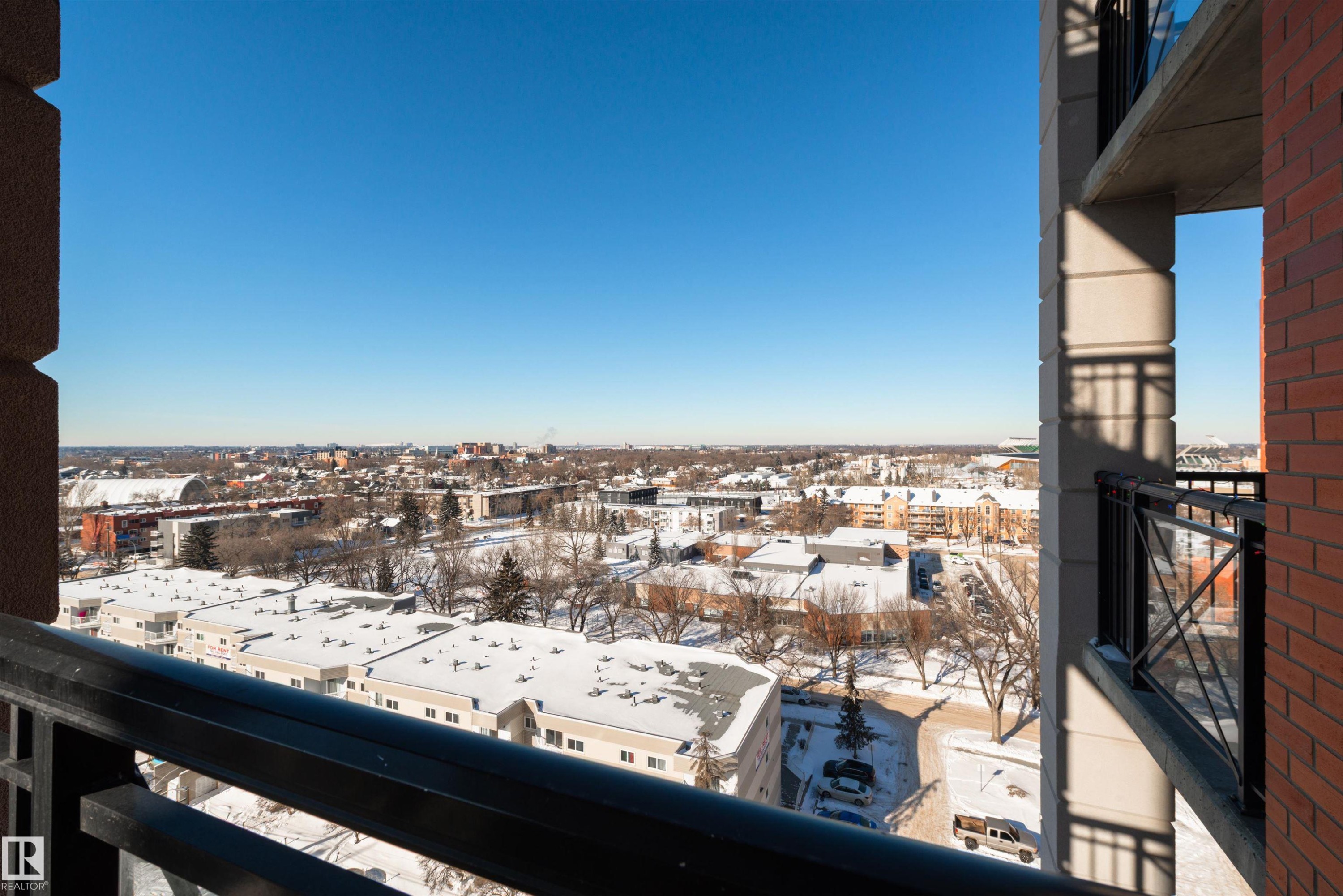 1107 9020 Jasper Avenue, Edmonton, AB - Outdoor With Balcony With View
