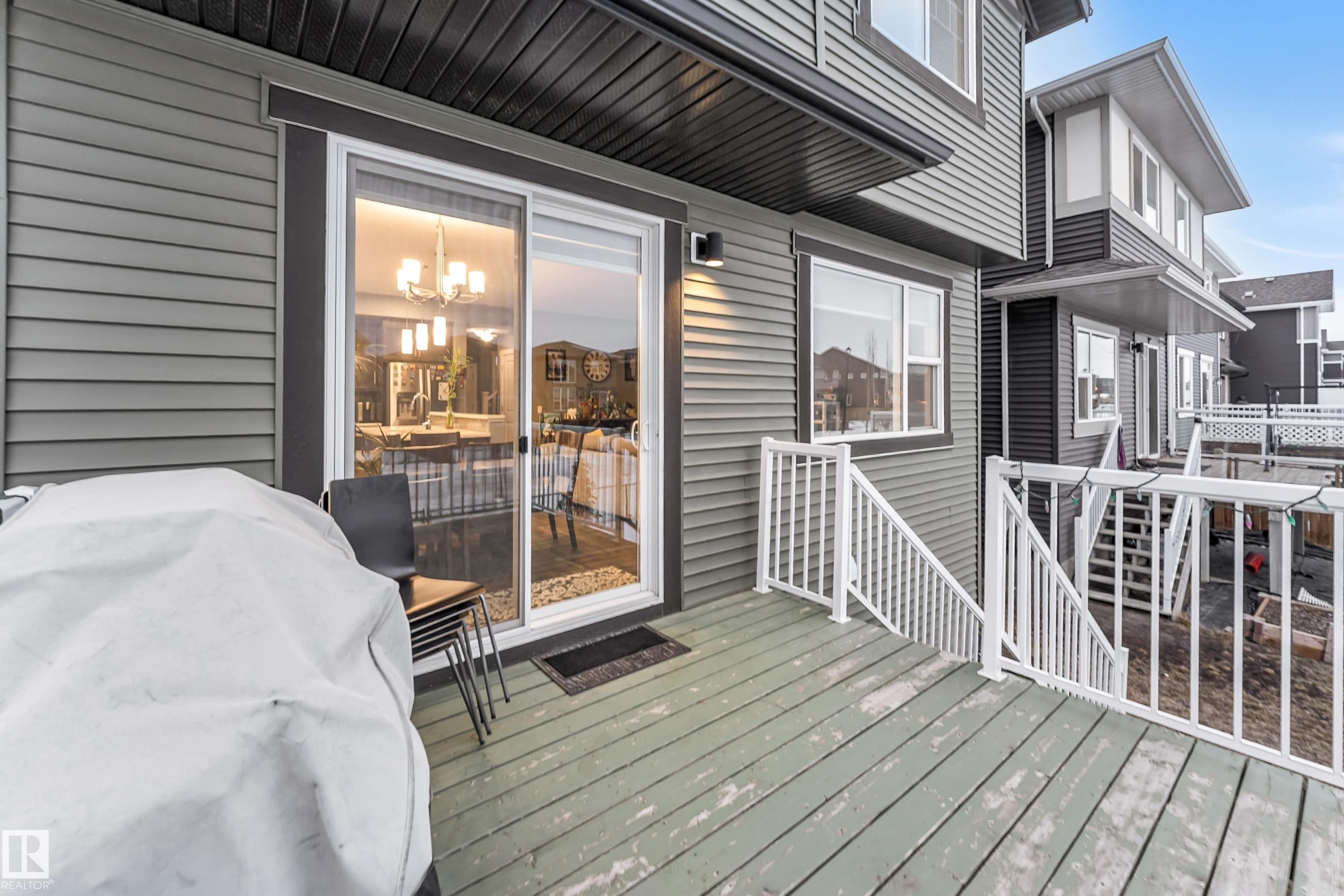2987 Chokecherry Common, Edmonton, AB - Outdoor With Deck Patio Veranda With Exterior