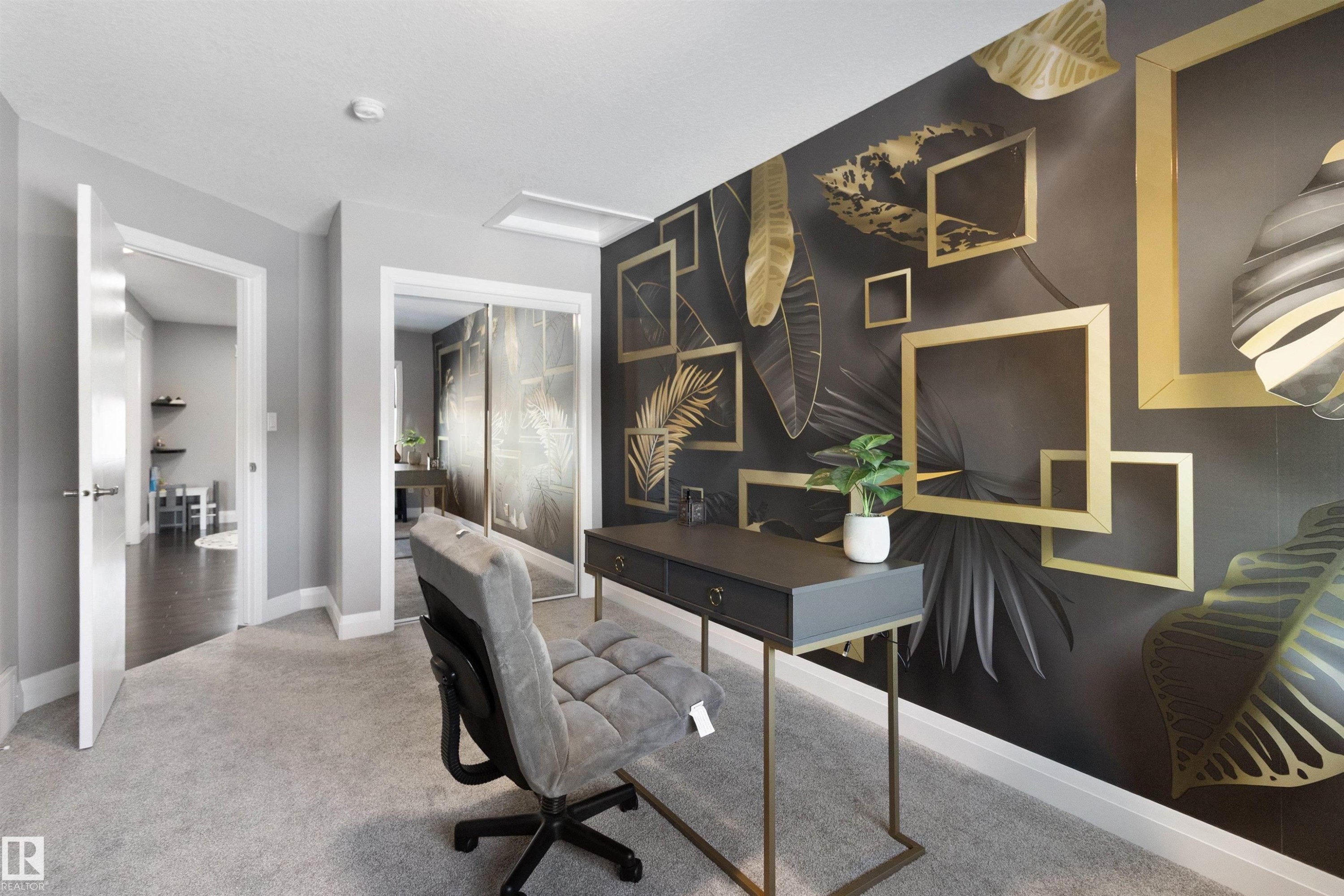 View of office area - 56 Durrand Bend, Fort Saskatchewan, AB - Indoor