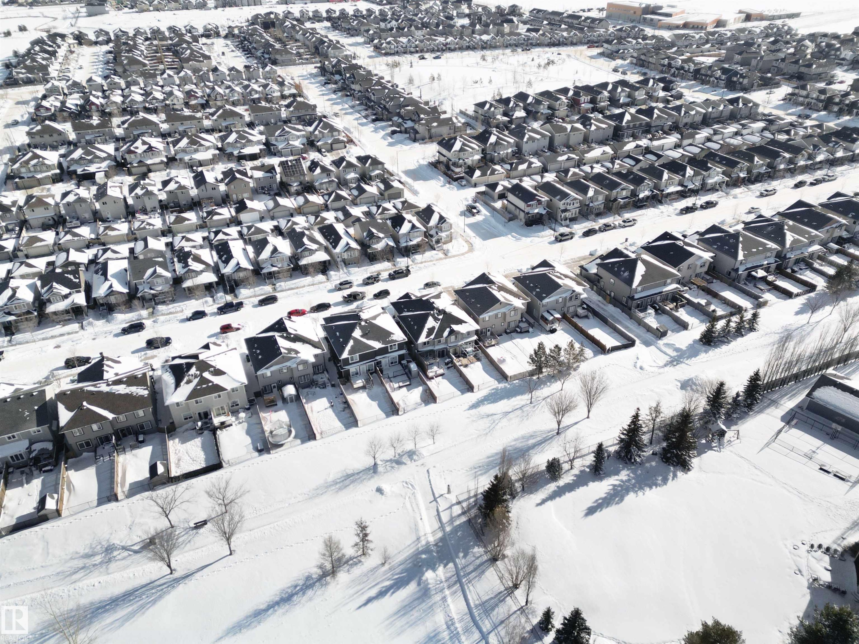 Aerial view - 56 Durrand Bend, Fort Saskatchewan, AB - Outdoor With View