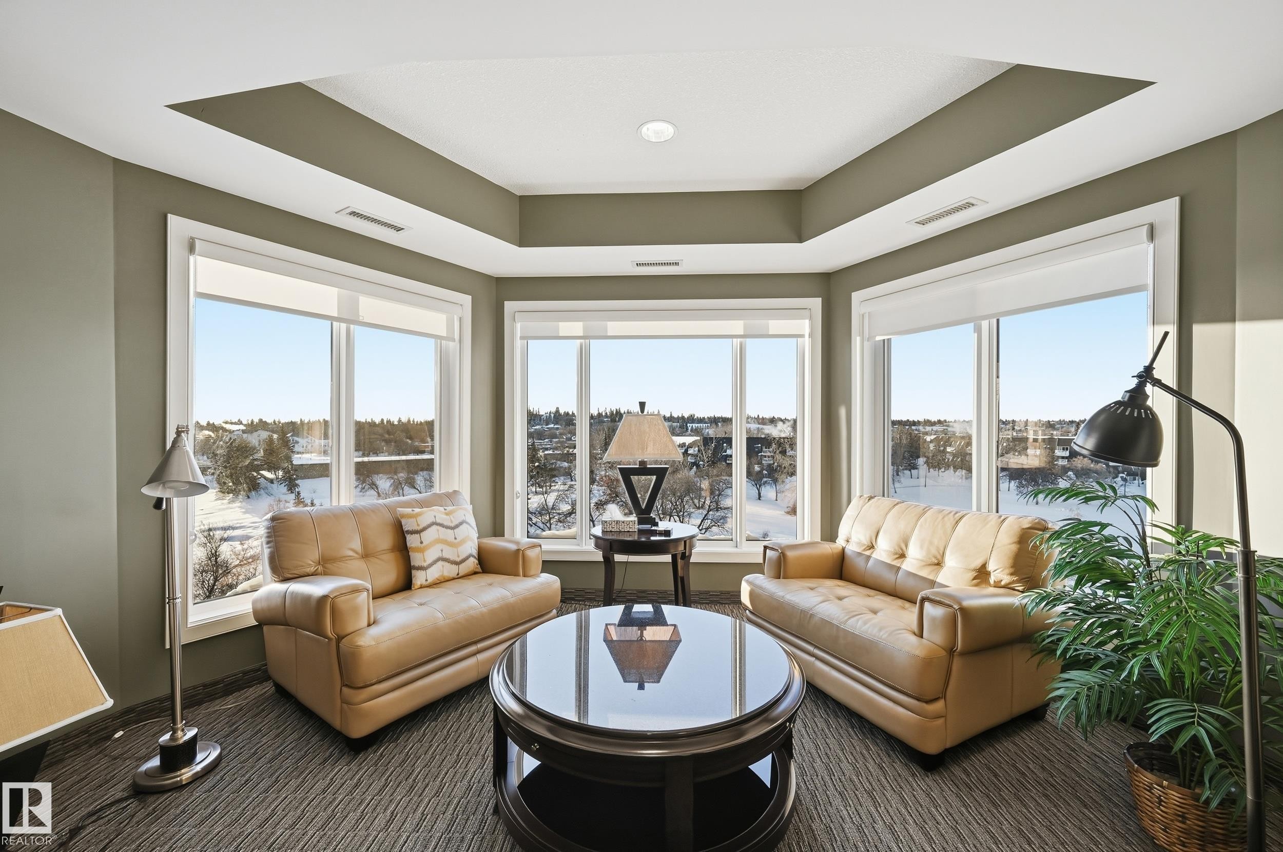 3 35 Sturgeon Road, St. Albert, AB - Indoor Photo Showing Living Room