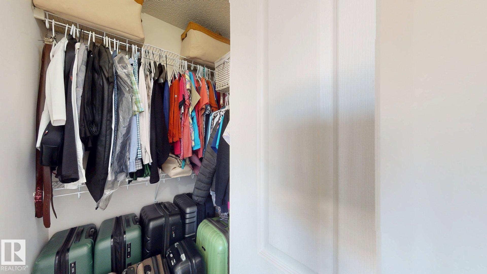 View of closet - 17010 84 Street, Edmonton, AB - Indoor With Storage
