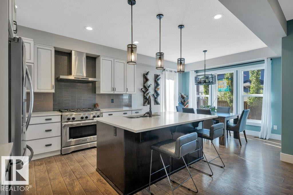 6123 19 Avenue, Edmonton, AB - Indoor Photo Showing Kitchen With Upgraded Kitchen