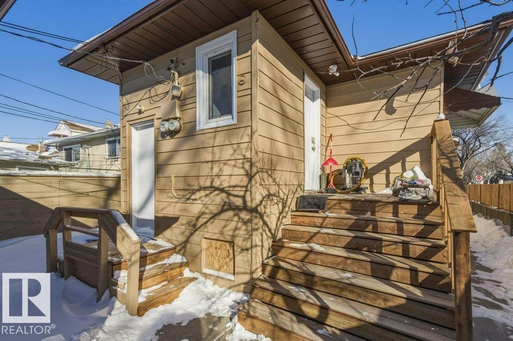 View of side of property - 10704 96 St Nw, Edmonton, AB - Outdoor