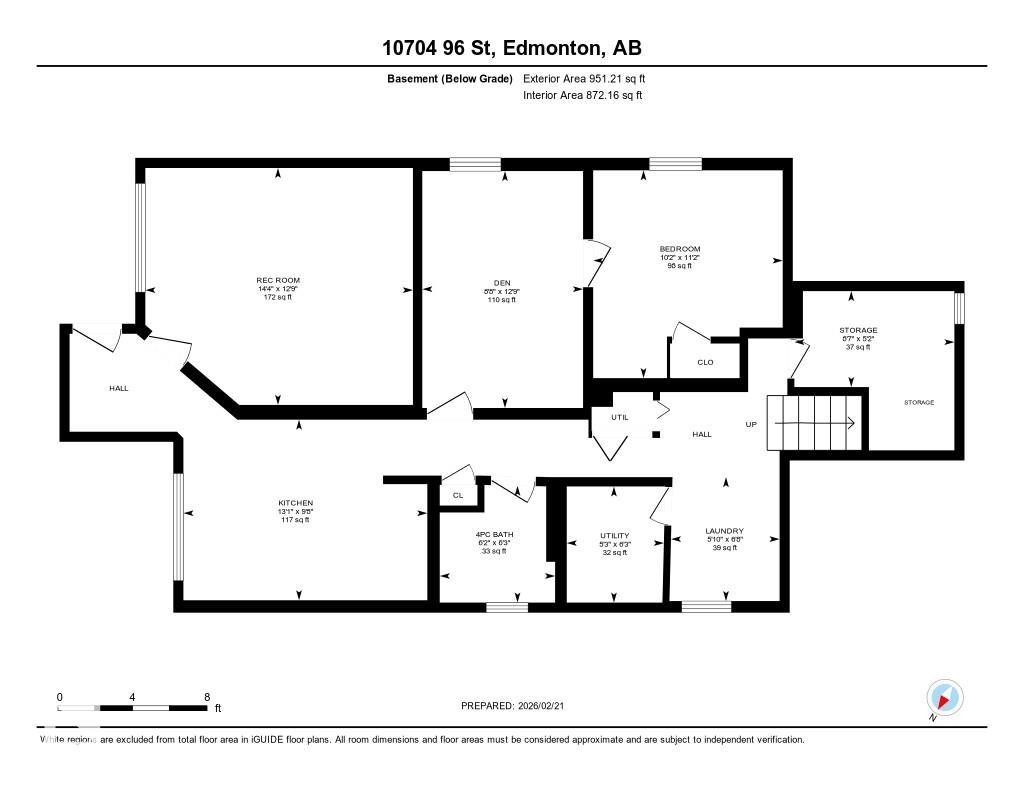 View of property floor plan - 10704 96 St Nw, Edmonton, AB - Other