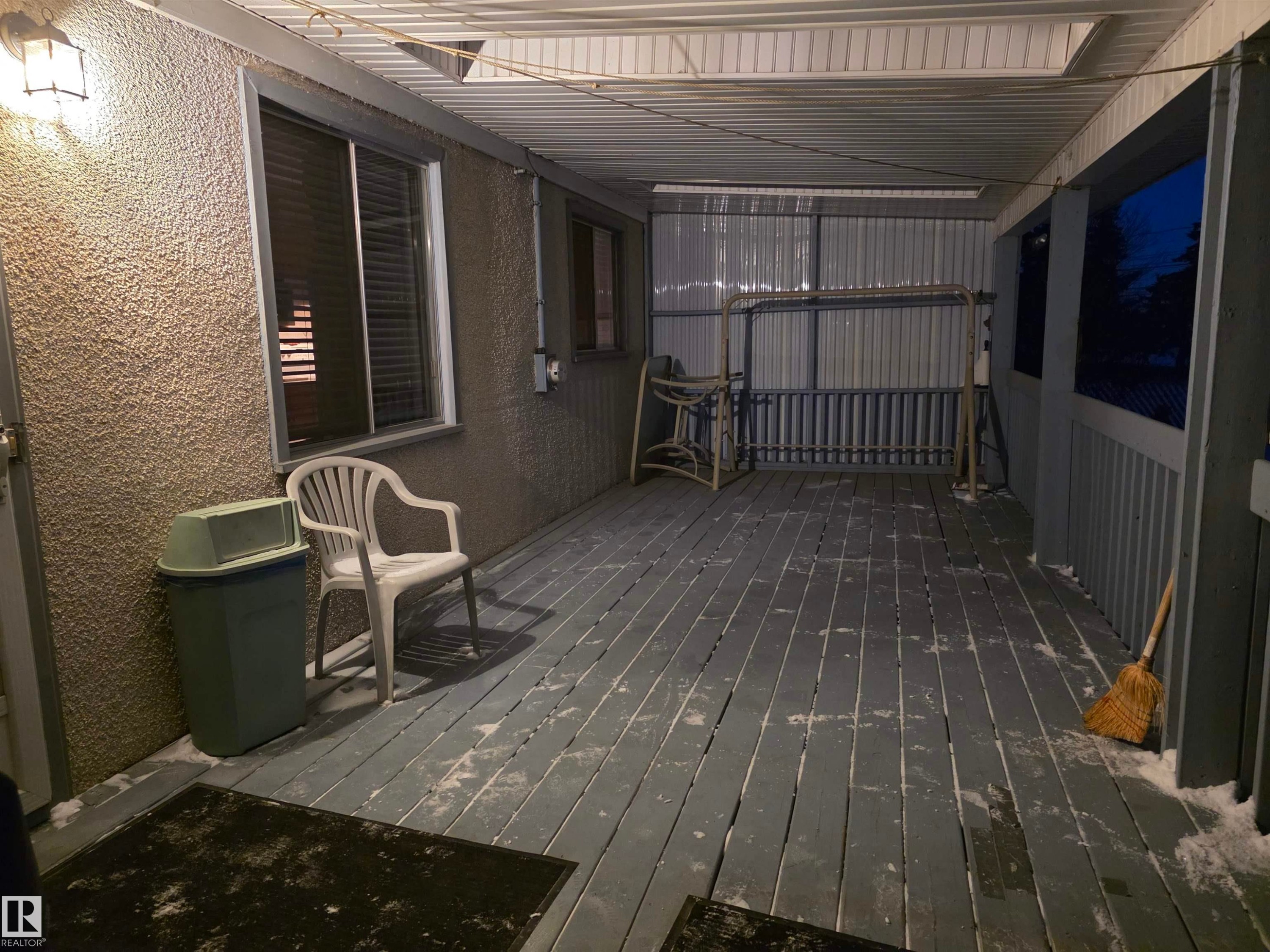 View of deck - 4400 45 Avenue, Stony Plain, AB - Outdoor With Exterior