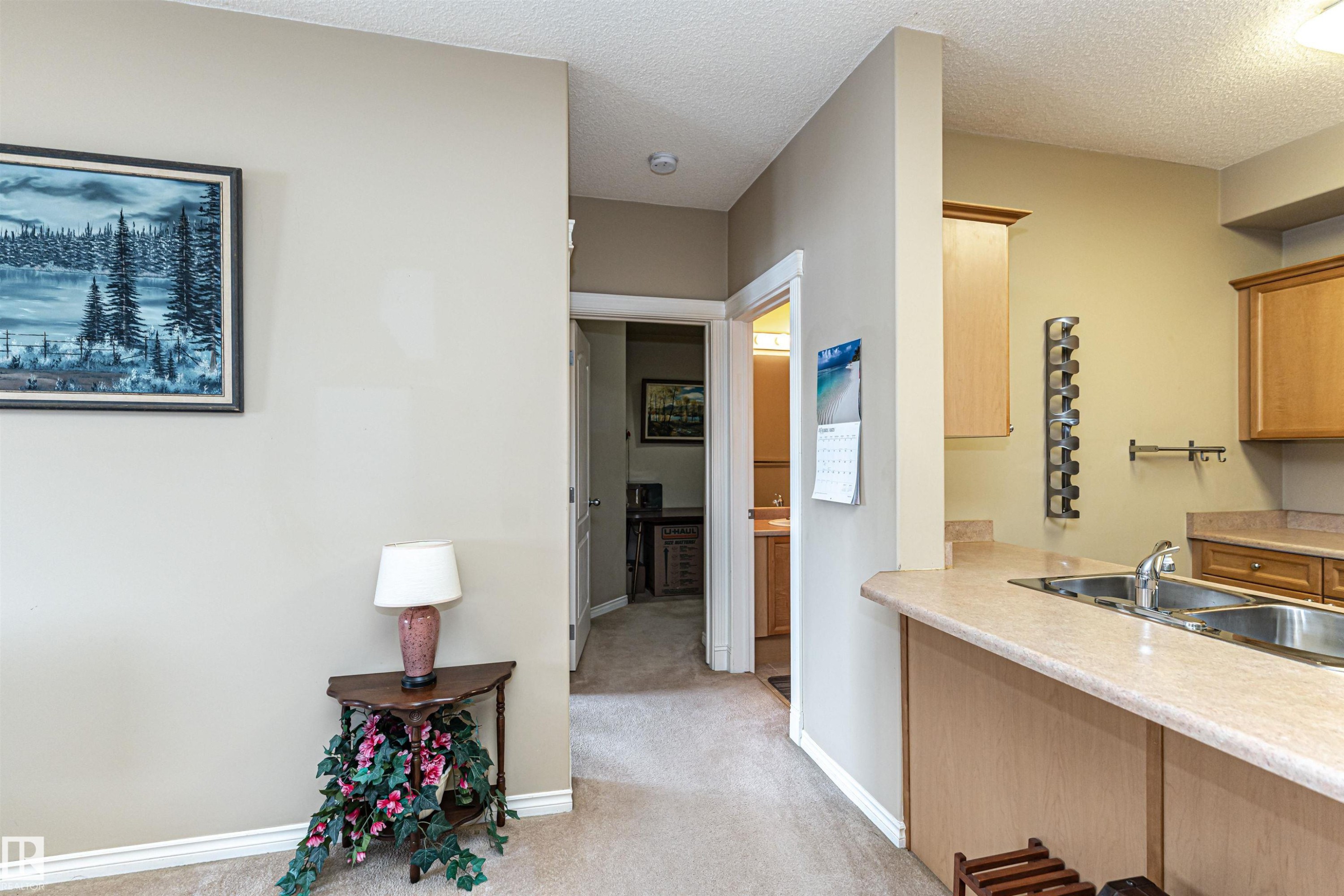 227 16807 100 Avenue, Edmonton, AB - Indoor Photo Showing Kitchen With Double Sink