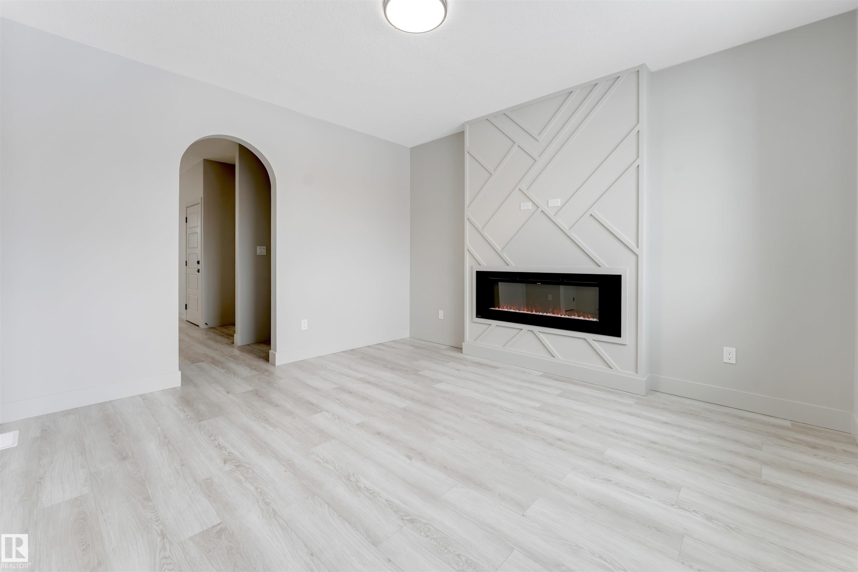 4371 37 Street, Beaumont, AB - Indoor Photo Showing Living Room With Fireplace