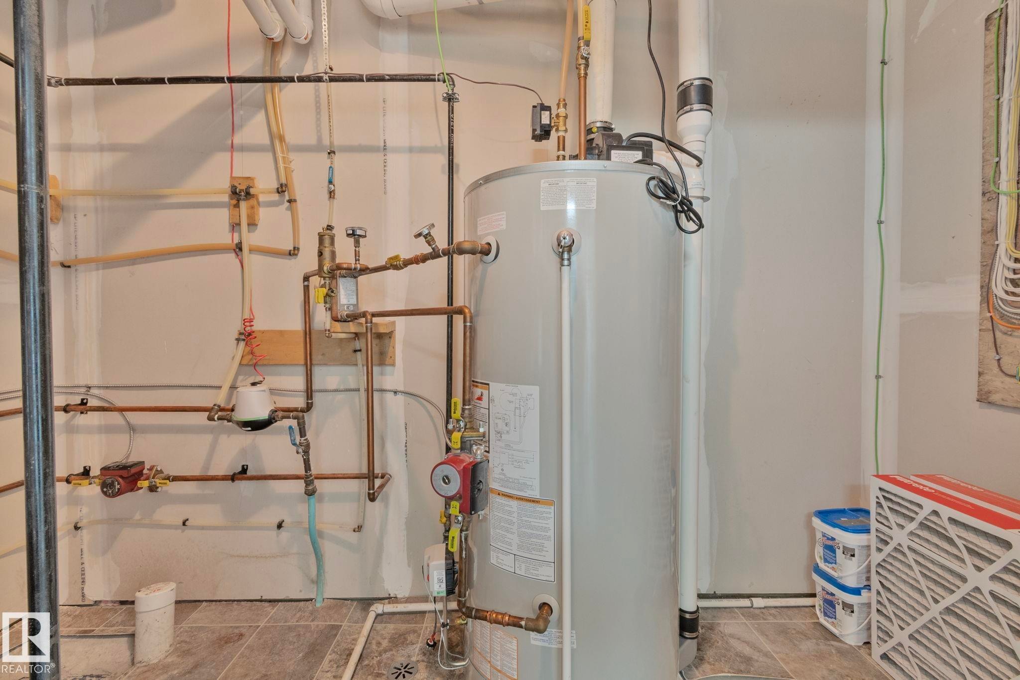 105 Houle Drive, Morinville, AB - Indoor Photo Showing Basement