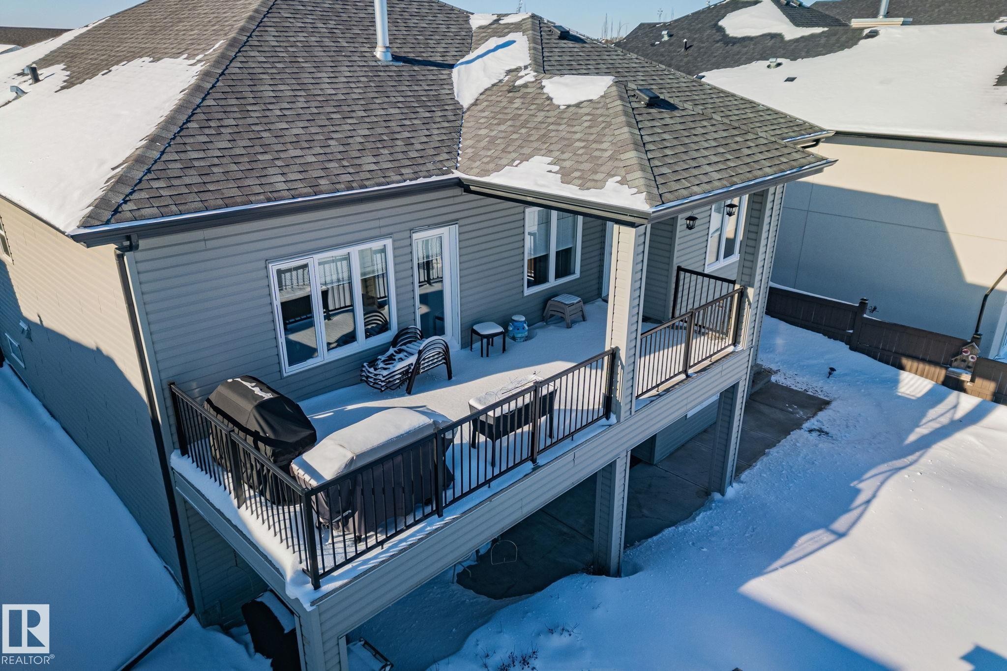 105 Houle Drive, Morinville, AB - Outdoor With Deck Patio Veranda With Exterior