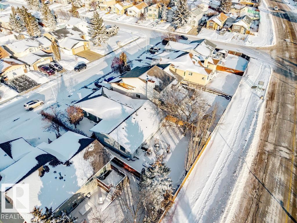 Aerial perspective of suburban area - 3011 44A Street, Edmonton, AB - Outdoor With View