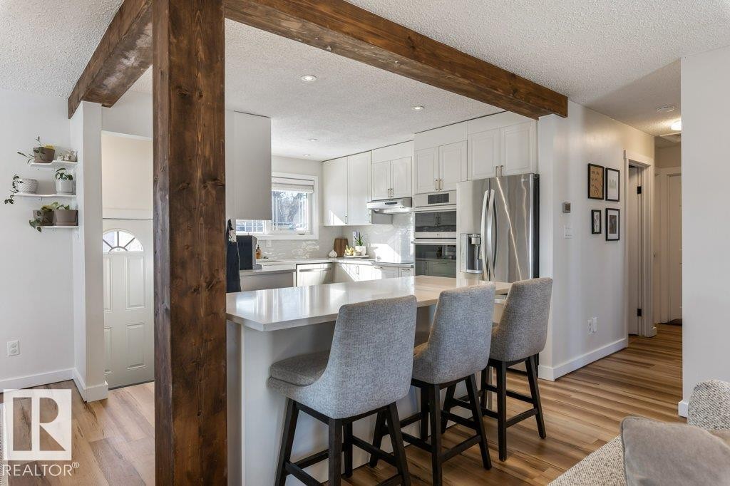 3502 41 Street, Leduc, AB - Indoor Photo Showing Kitchen With Stainless Steel Kitchen With Upgraded Kitchen