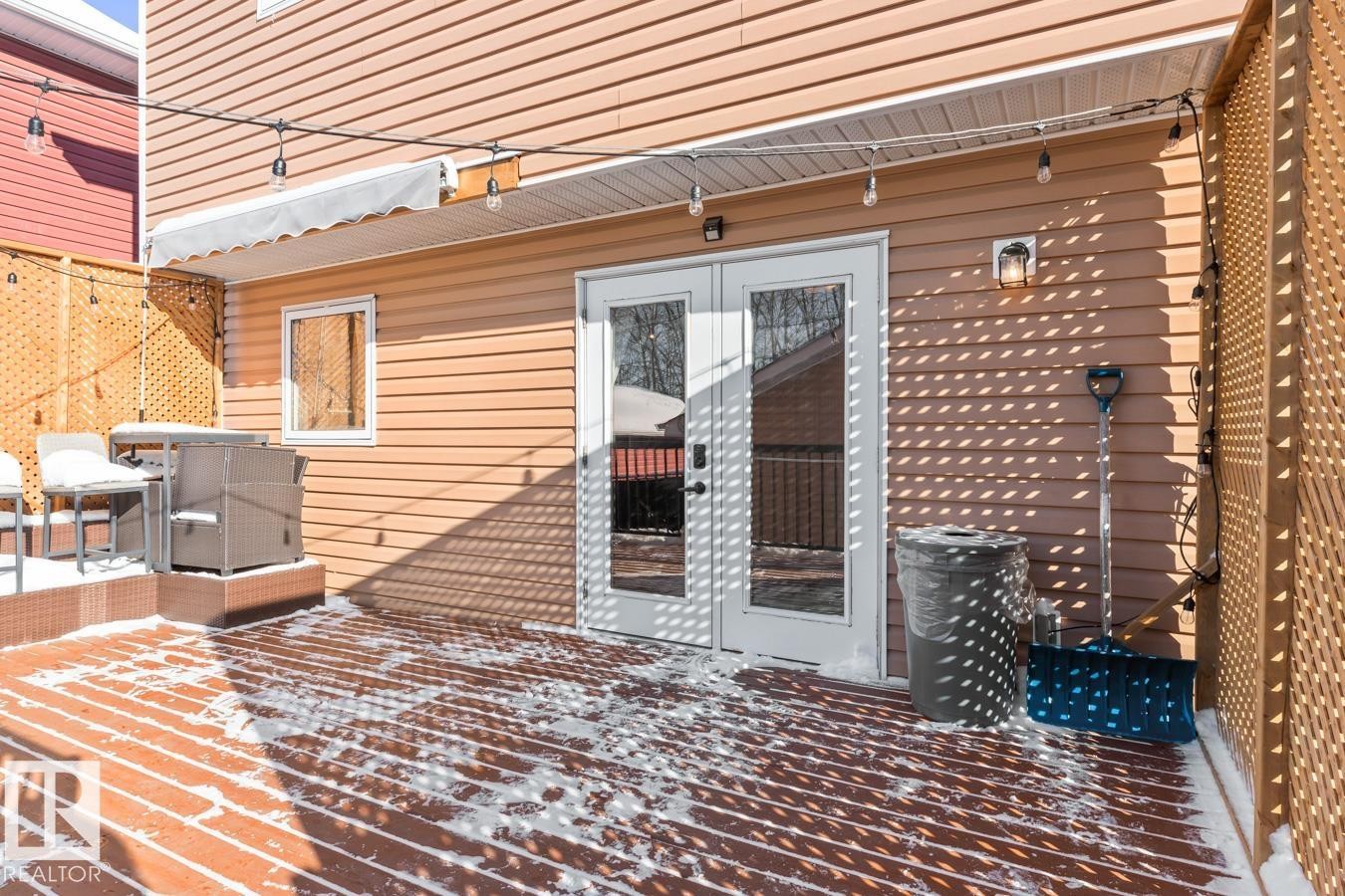 3820 53 Street, Gibbons, AB - Outdoor With Deck Patio Veranda With Exterior