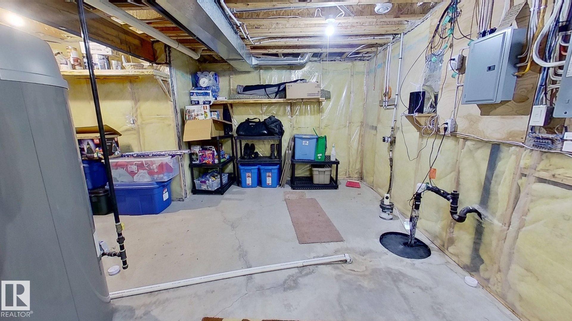 5322 55 Avenue, Bashaw, AB - Indoor Photo Showing Basement