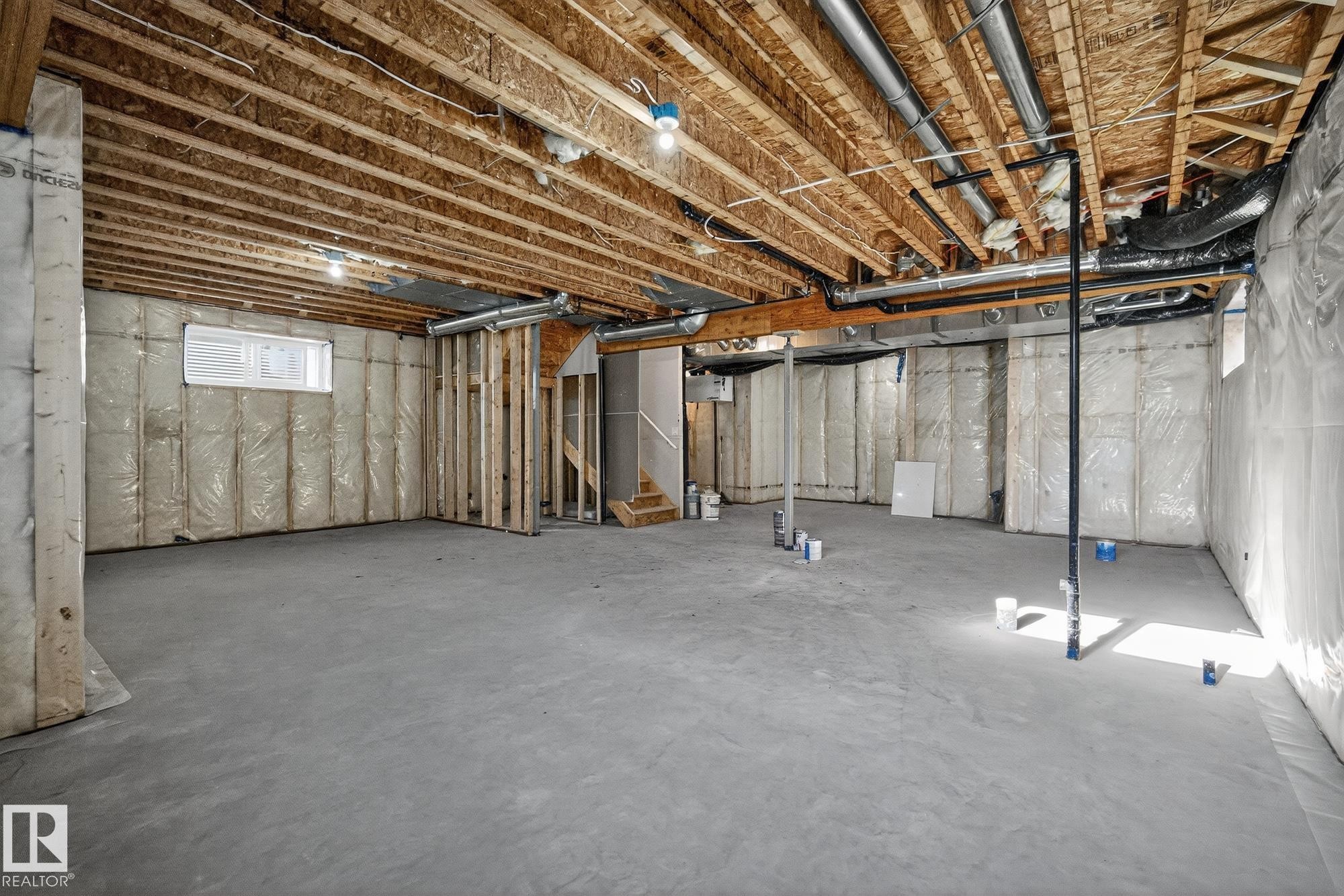 181 Edgewater Circle, Leduc, AB - Indoor Photo Showing Basement