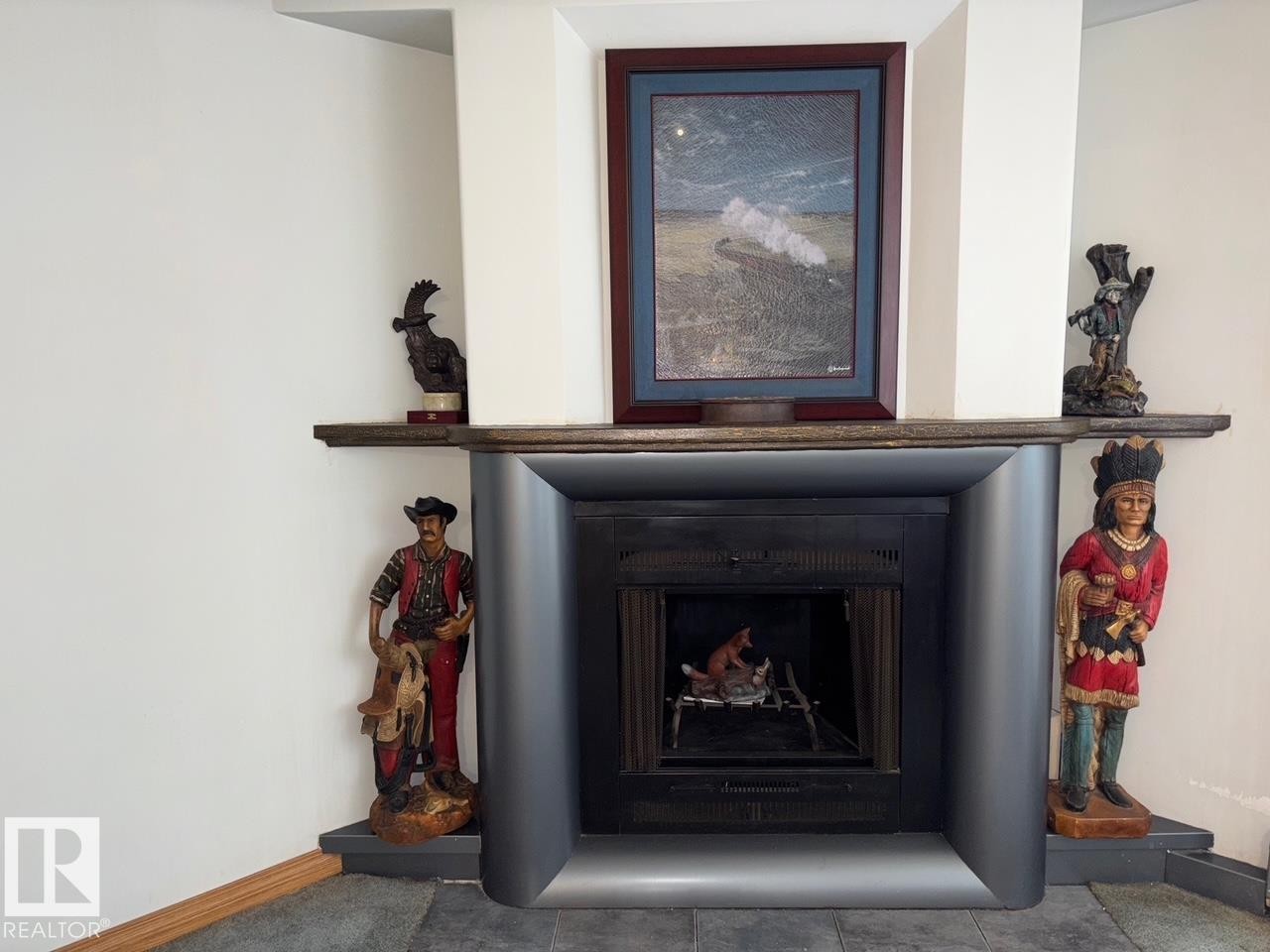 8043 Tudor Glen, St. Albert, AB - Indoor With Fireplace