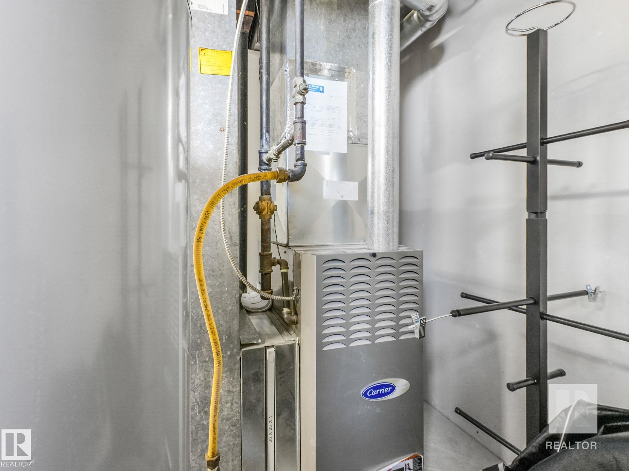View of utility room - 4504 48 Avenue, Onoway, AB - Indoor Photo Showing Basement