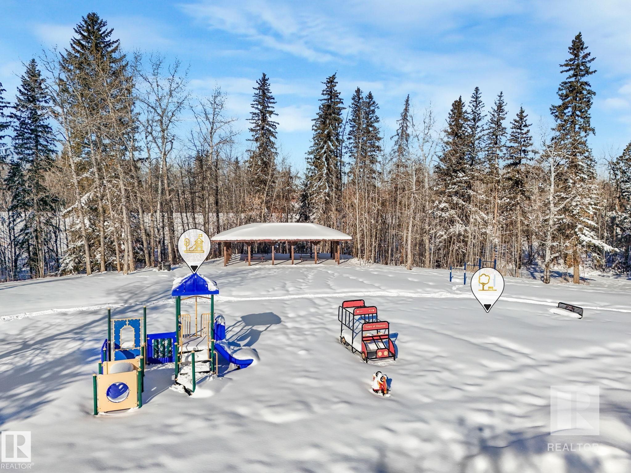 View of home's community - 4504 48 Avenue, Onoway, AB - Outdoor