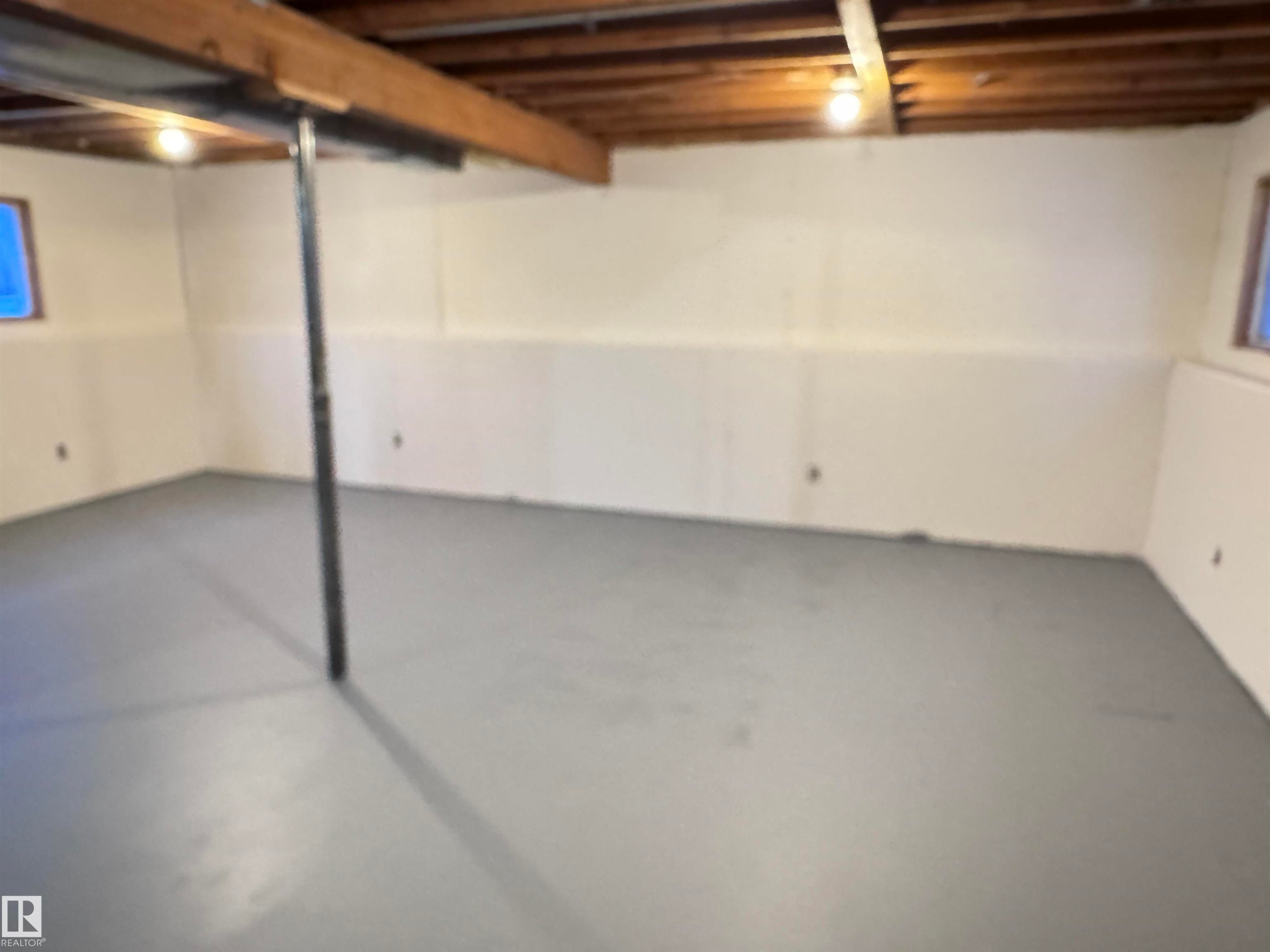 View of unfinished below grade area - 4919 49 Avenue, Vimy, AB - Indoor Photo Showing Basement