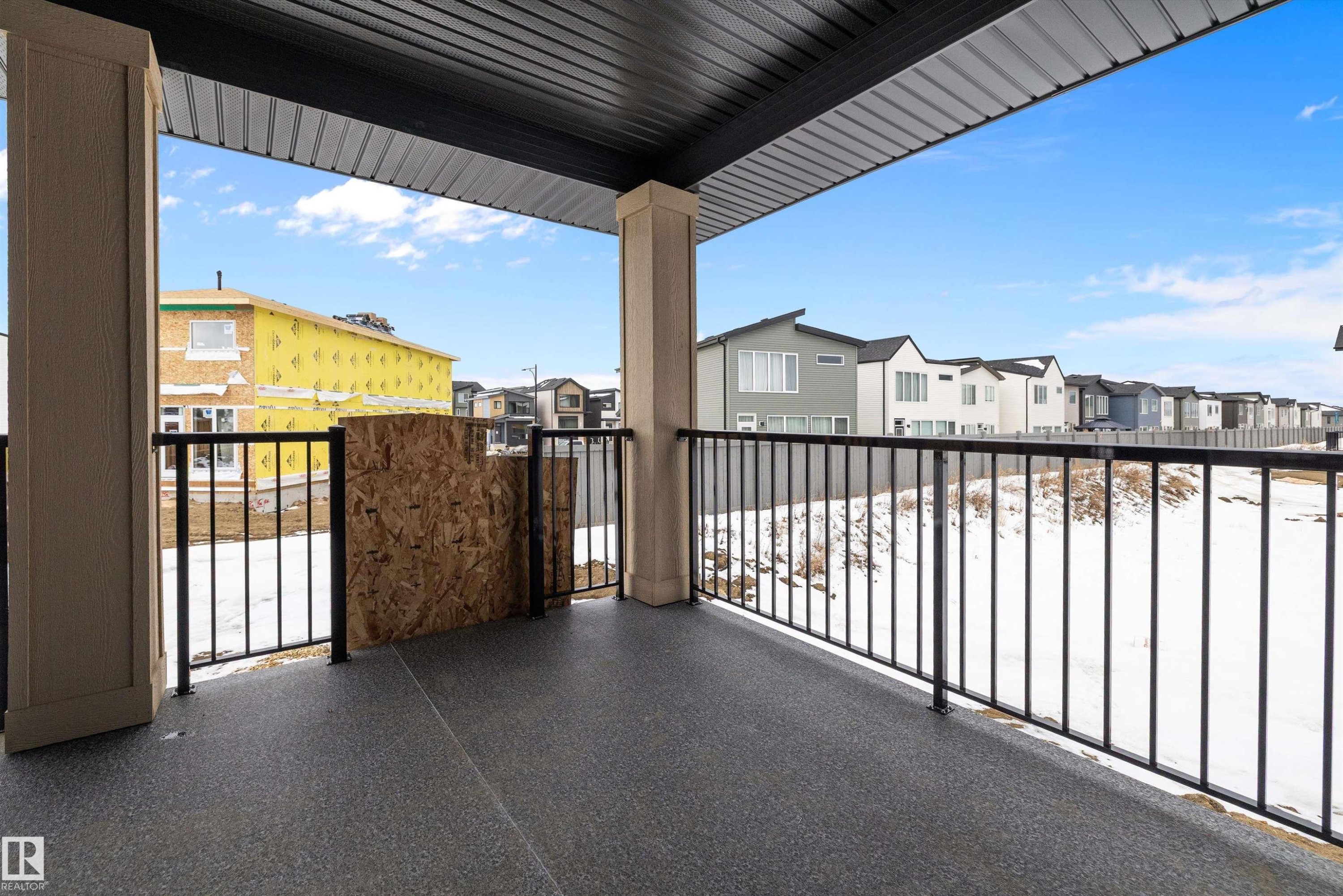 Balcony with a residential view - 6871 Knox Loop Sw, Edmonton, AB - Outdoor With Exterior