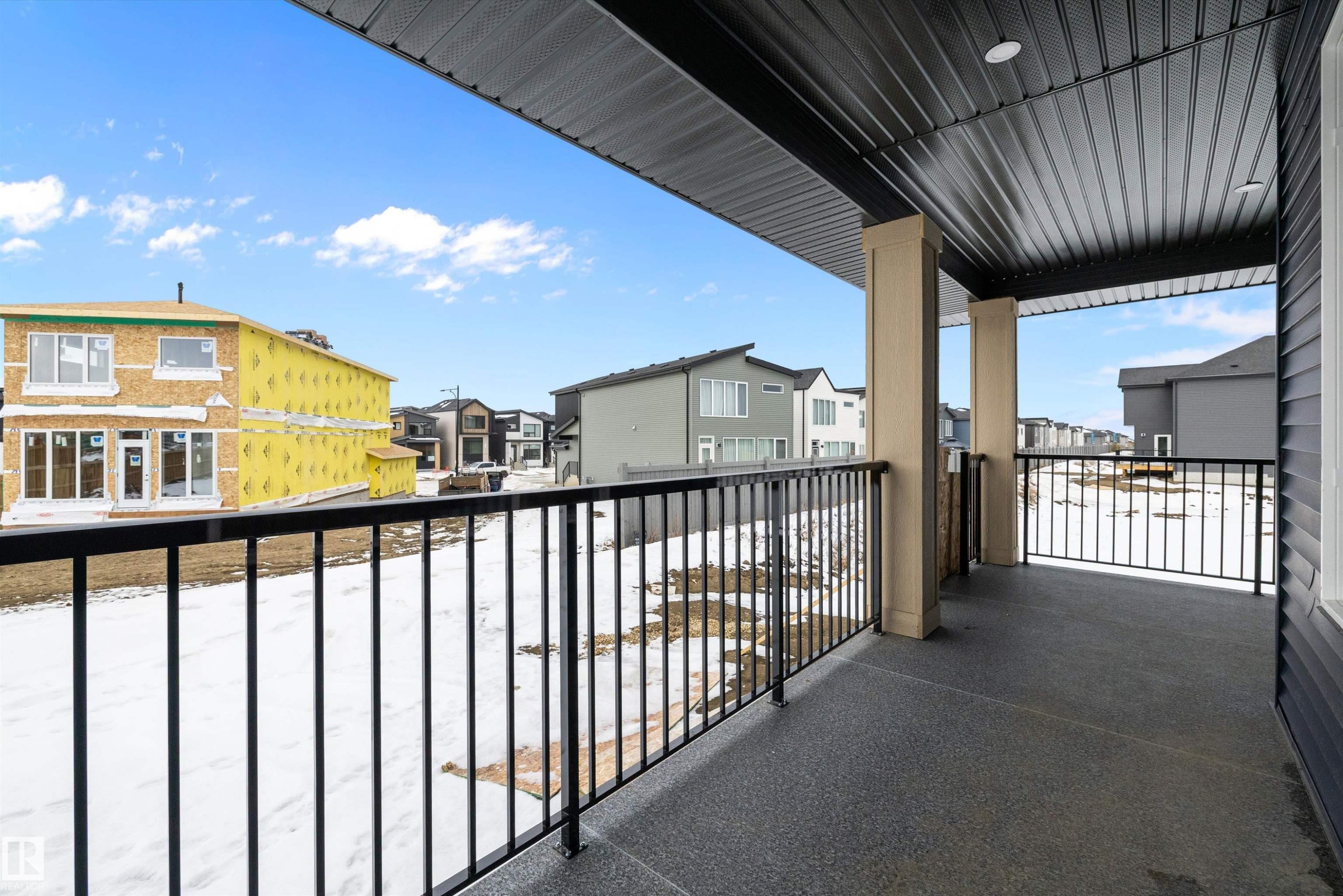 Balcony with a residential view - 6871 Knox Loop Sw, Edmonton, AB - Outdoor With Exterior
