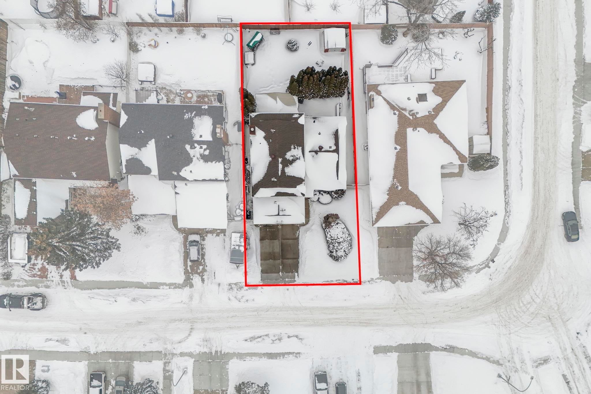 View of property location featuring property boundaries highlighted - 15909 112 B Street Nw, Edmonton, AB - Other