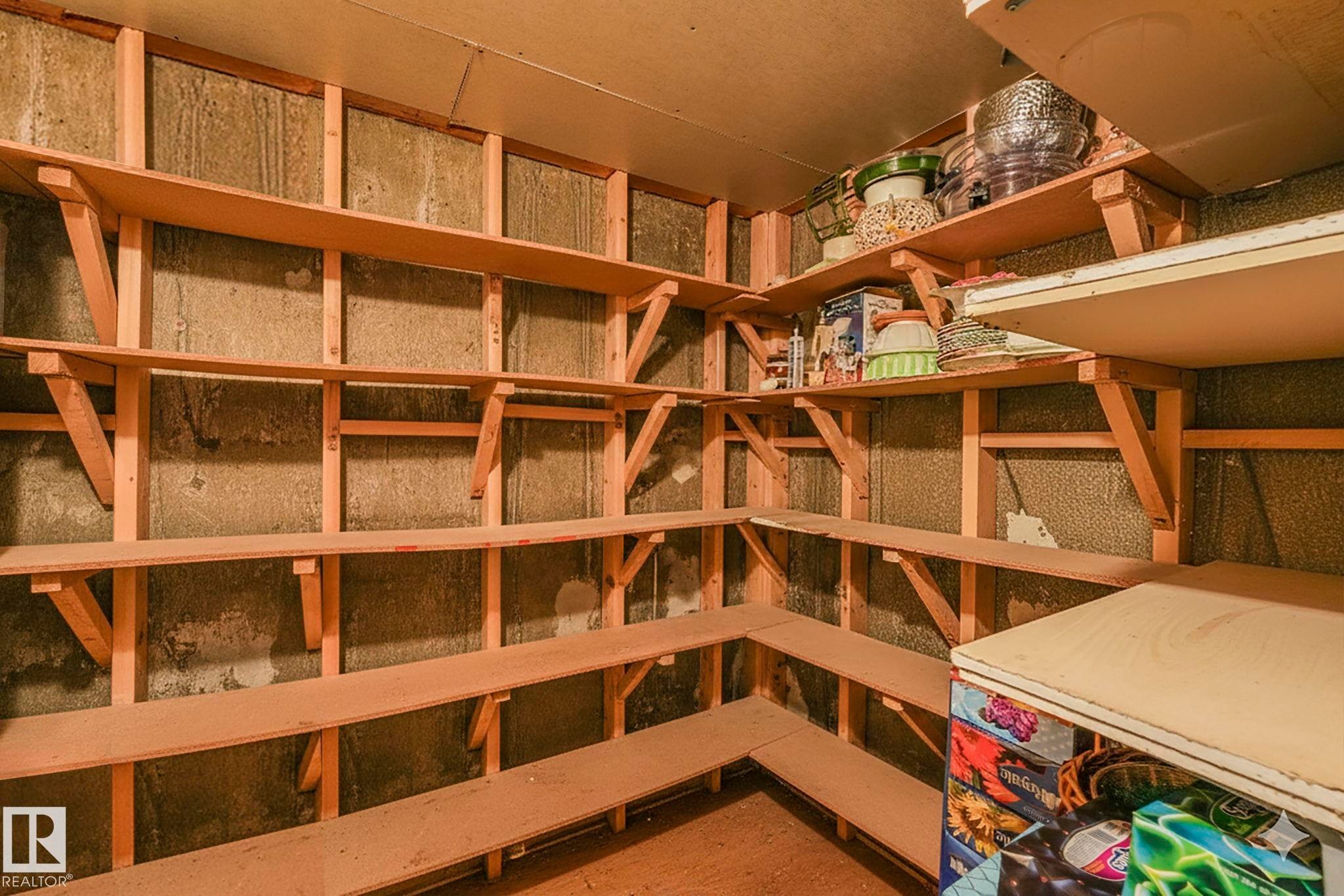 View of storage room - 15909 112 B Street Nw, Edmonton, AB - Indoor With Storage