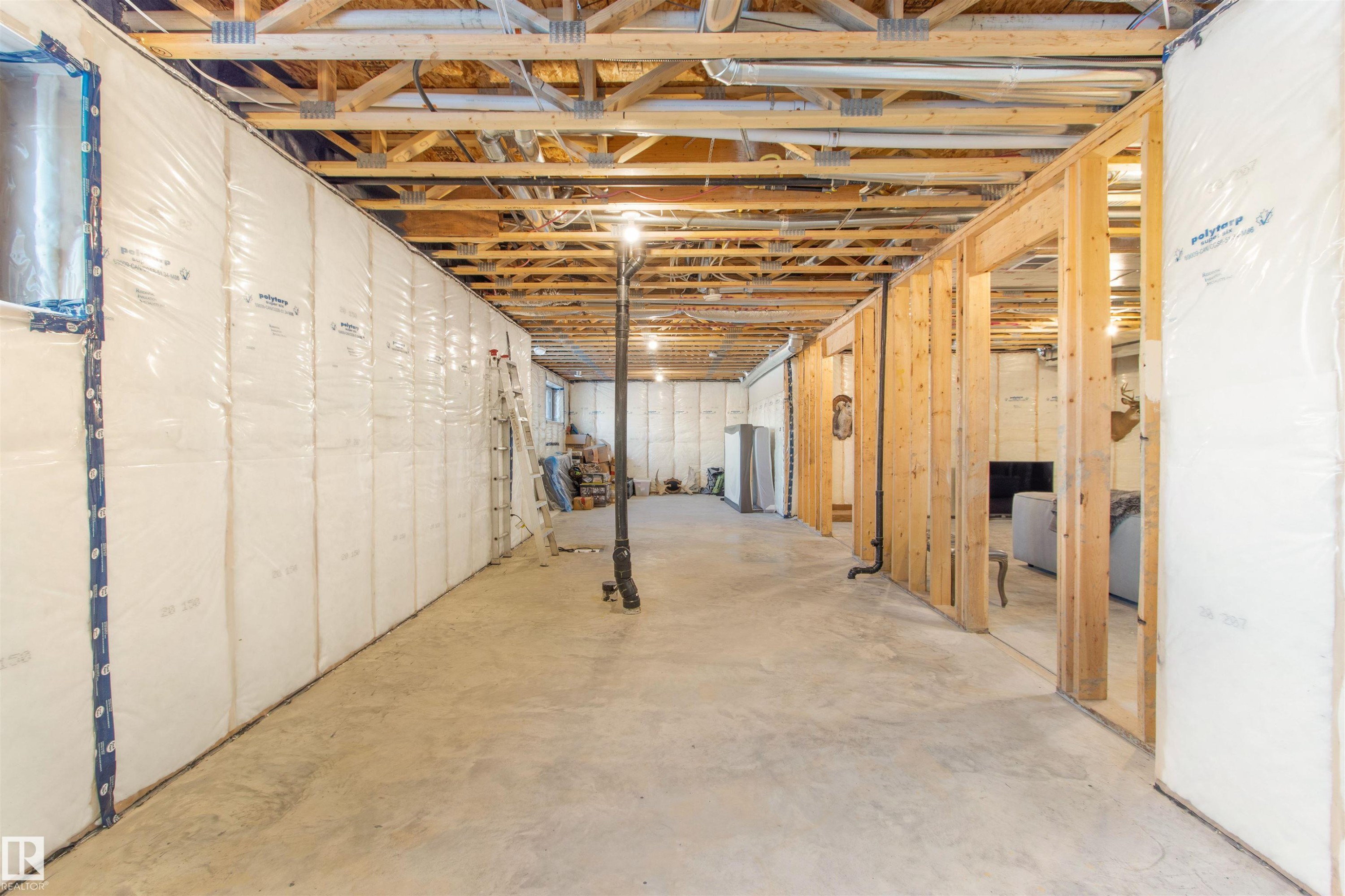 49213 Range Road 82, Rural Brazeau County, AB - Indoor Photo Showing Basement