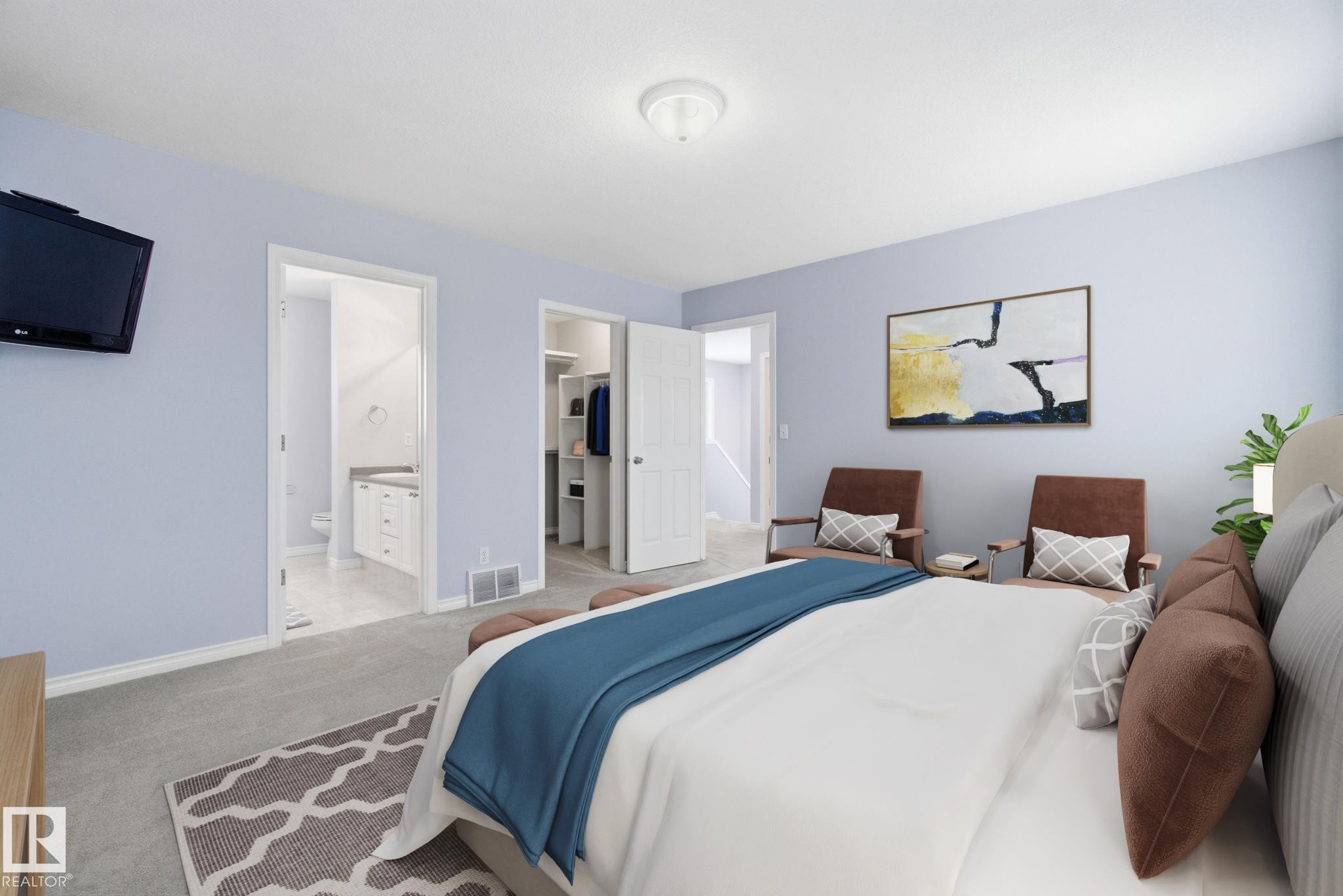 5302 57 Avenue, Stony Plain, AB - Indoor Photo Showing Bedroom