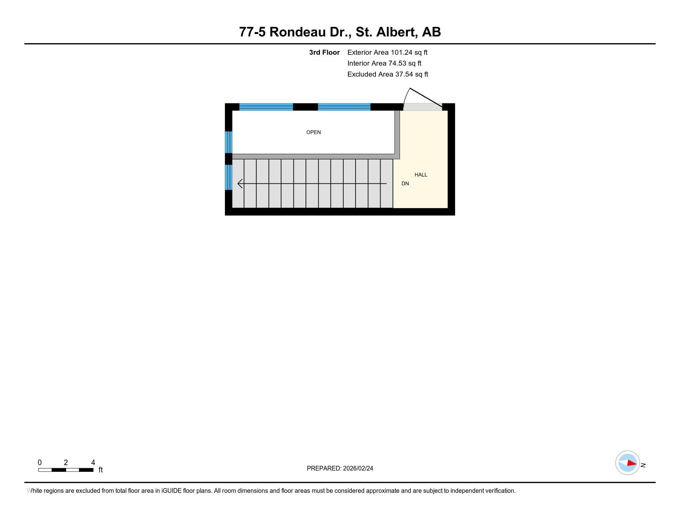 View of room layout - 77 5 Rondeau Drive, St. Albert, AB - Other