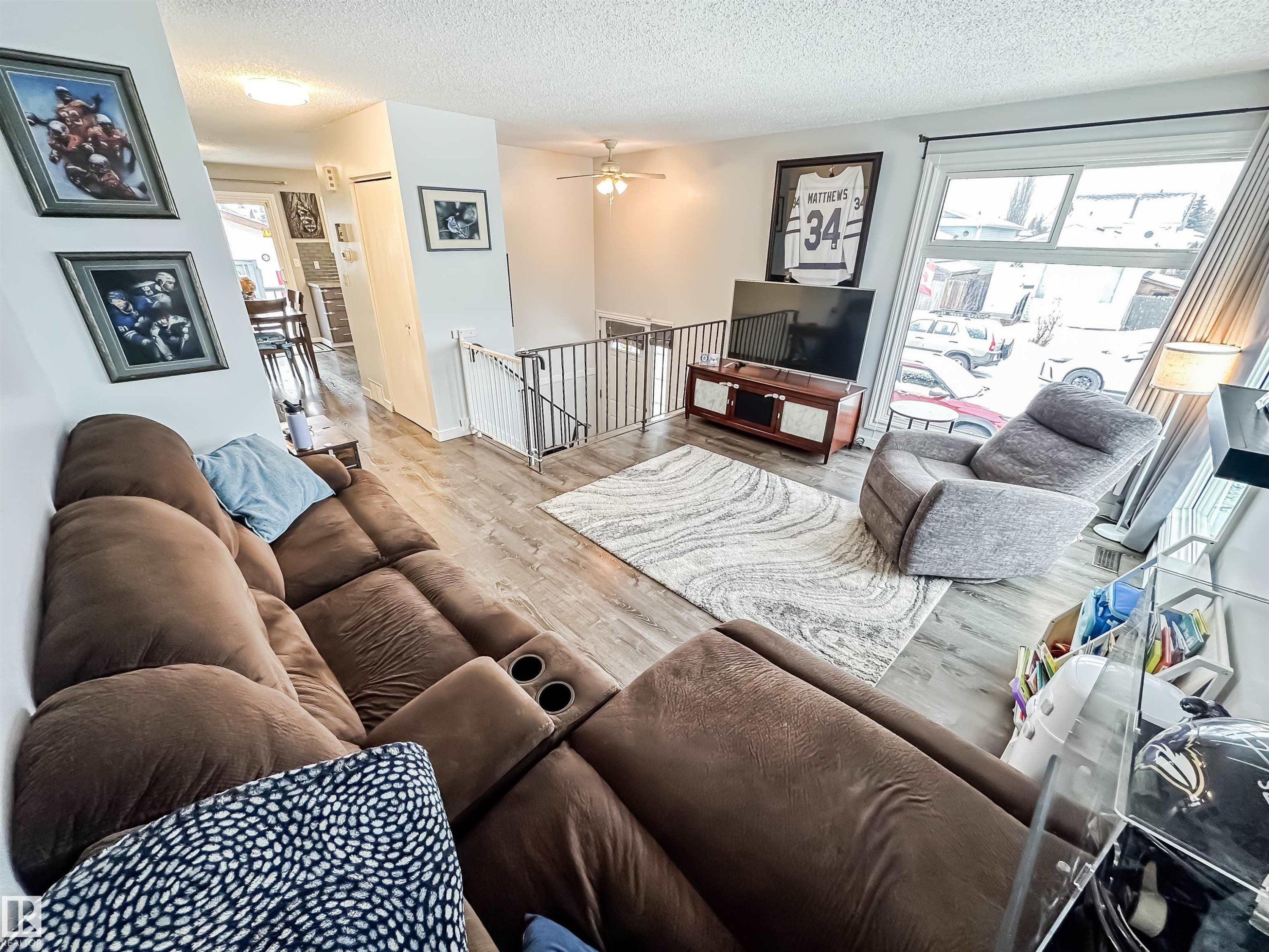 3521 41B Avenue, Edmonton, AB - Indoor Photo Showing Living Room