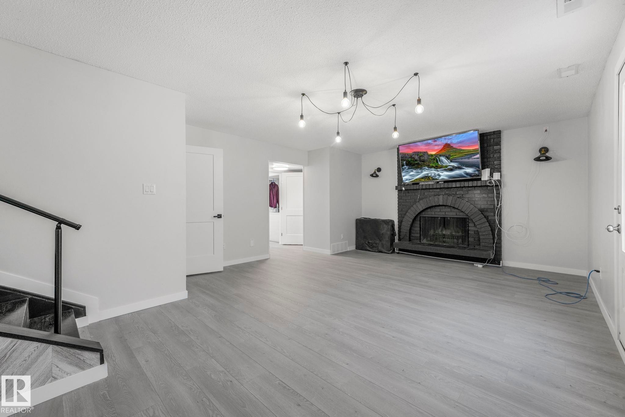 5204 47 Street, Redwater, AB - Indoor With Fireplace