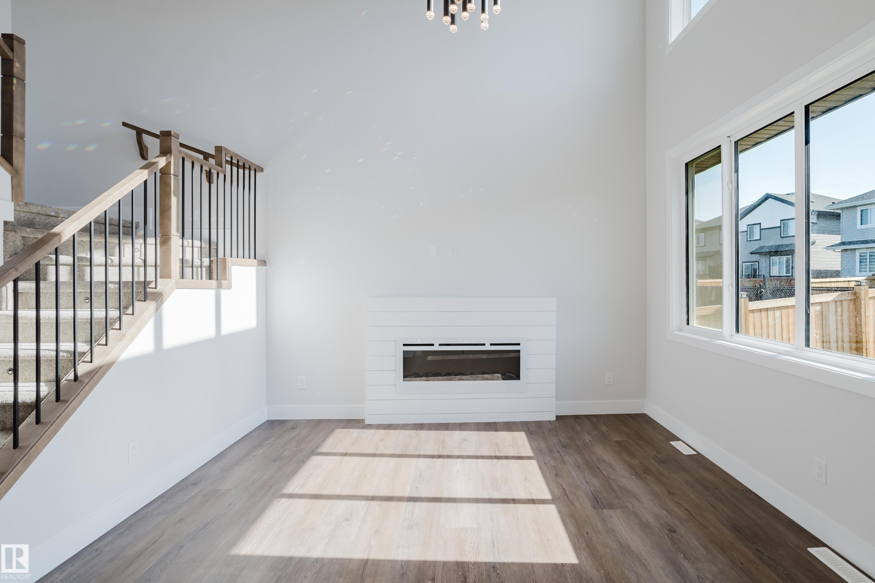 329 Balsam Link, Leduc, AB - Indoor With Fireplace