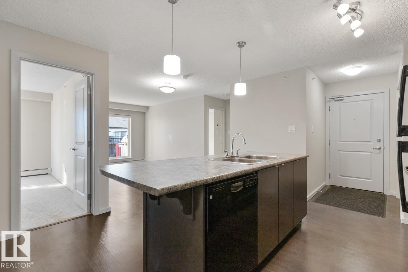 419 344 Windermere Road, Edmonton, AB - Indoor Photo Showing Kitchen With Double Sink