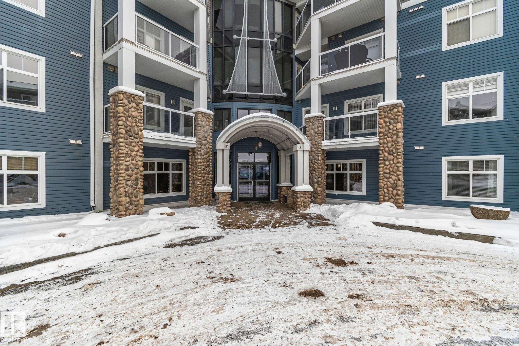 406 16035 132 Street Nw, Edmonton, AB - Outdoor With Balcony With Facade