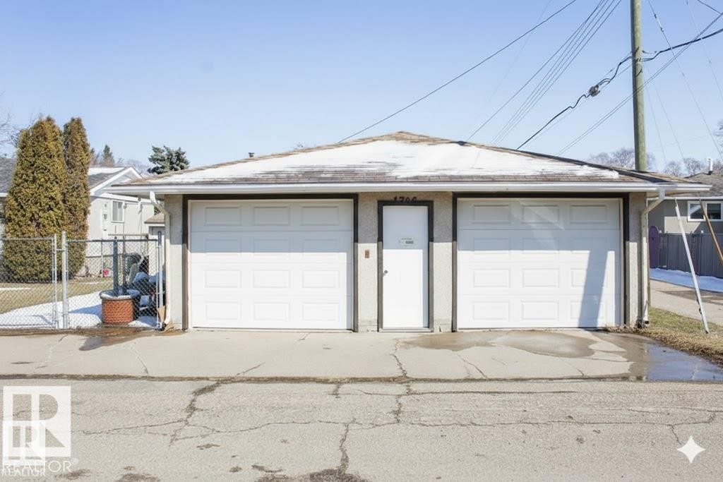 View of detached garage - 4706 53 St, Leduc, AB - Outdoor With Exterior