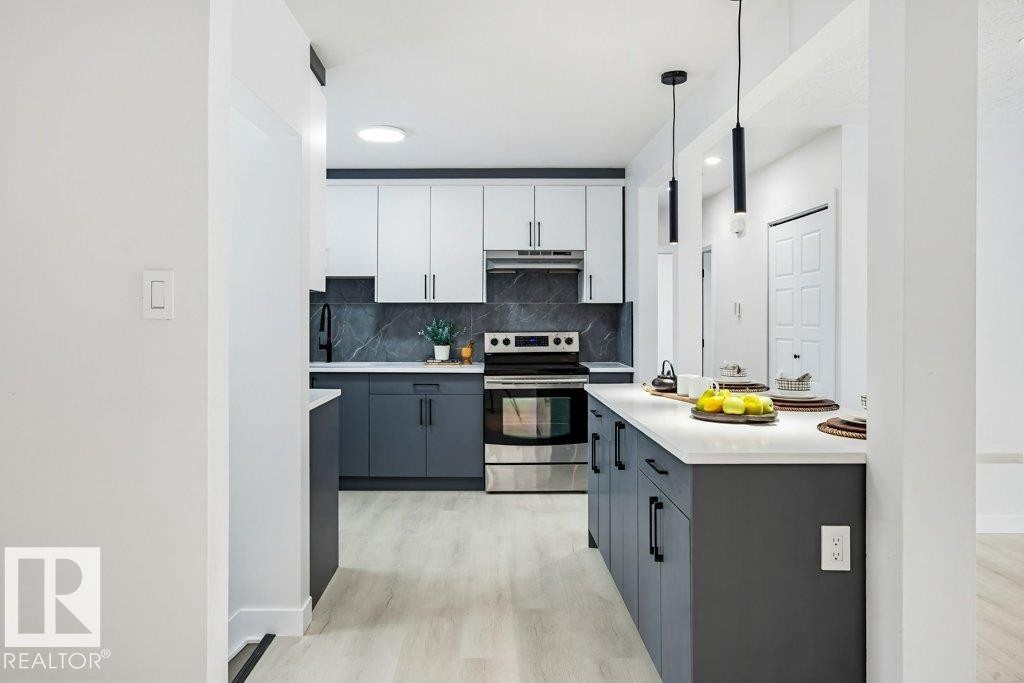 16206 83 Avenue, Edmonton, AB - Indoor Photo Showing Kitchen With Upgraded Kitchen