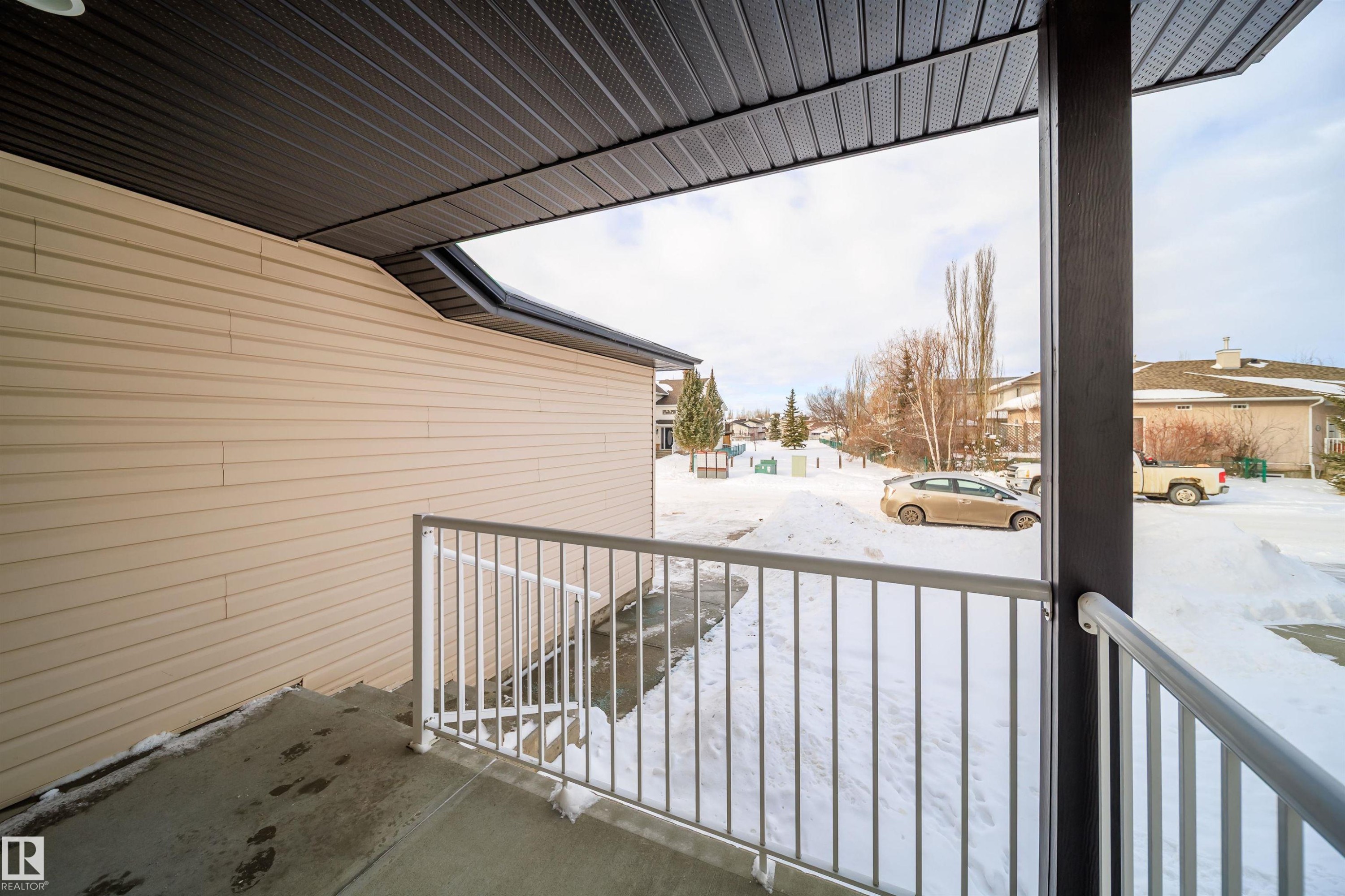Front Porch - 1179 Oakland Drive, Devon, AB - Outdoor With Exterior