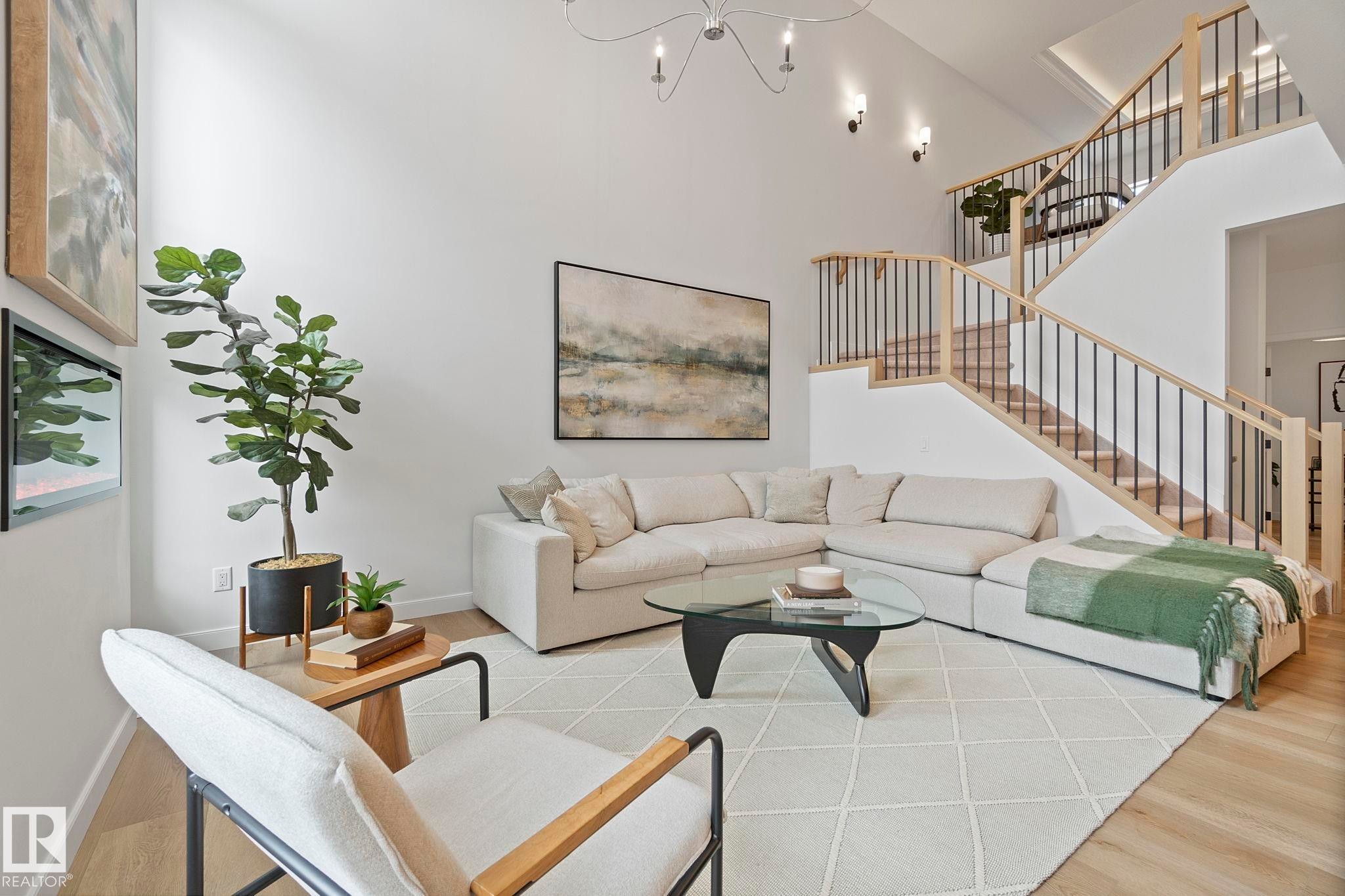 103 Dansereau Way, Beaumont, AB - Indoor Photo Showing Living Room