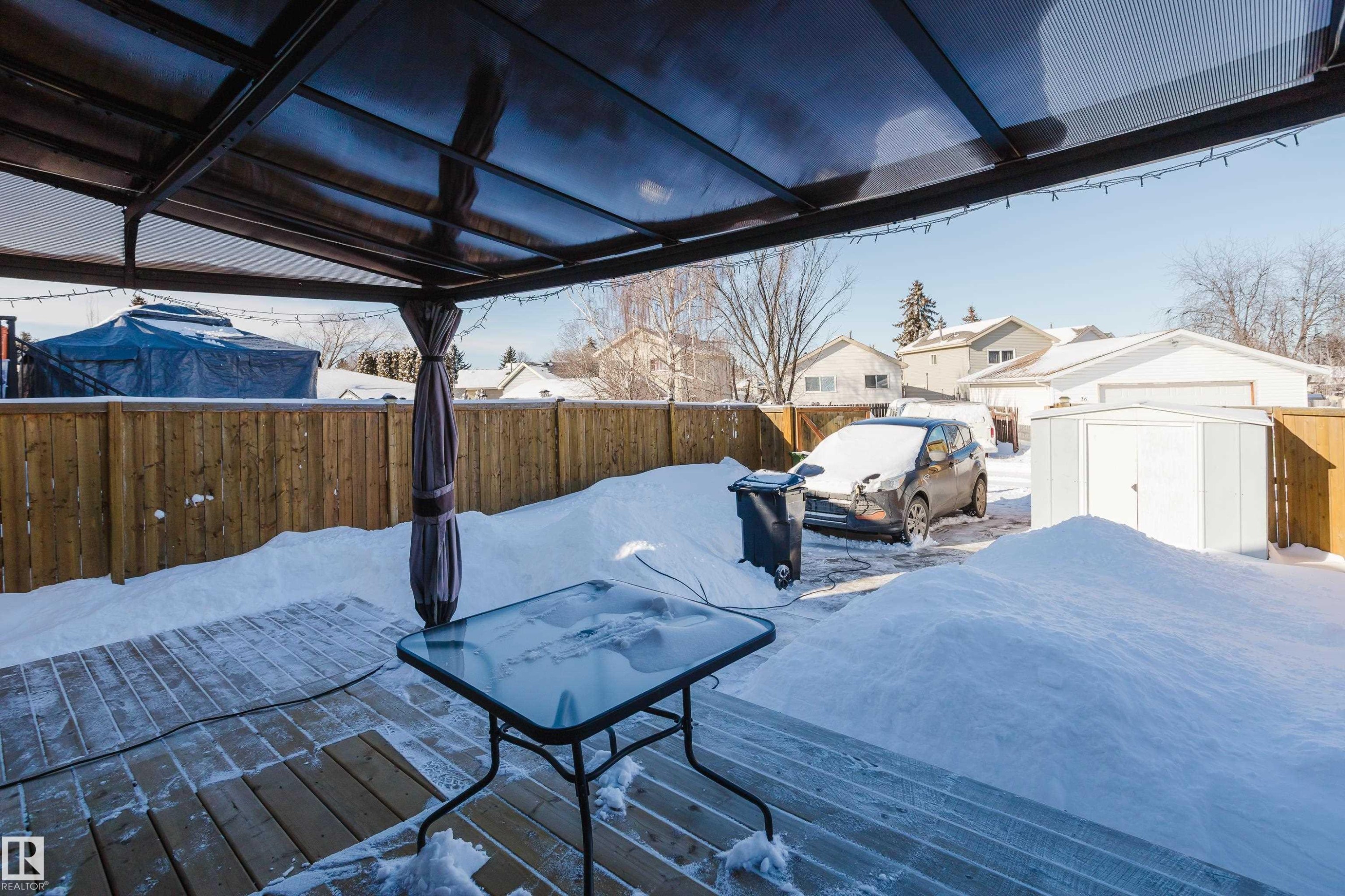 6 Kiniski Crescent, Edmonton, AB - Outdoor With Deck Patio Veranda