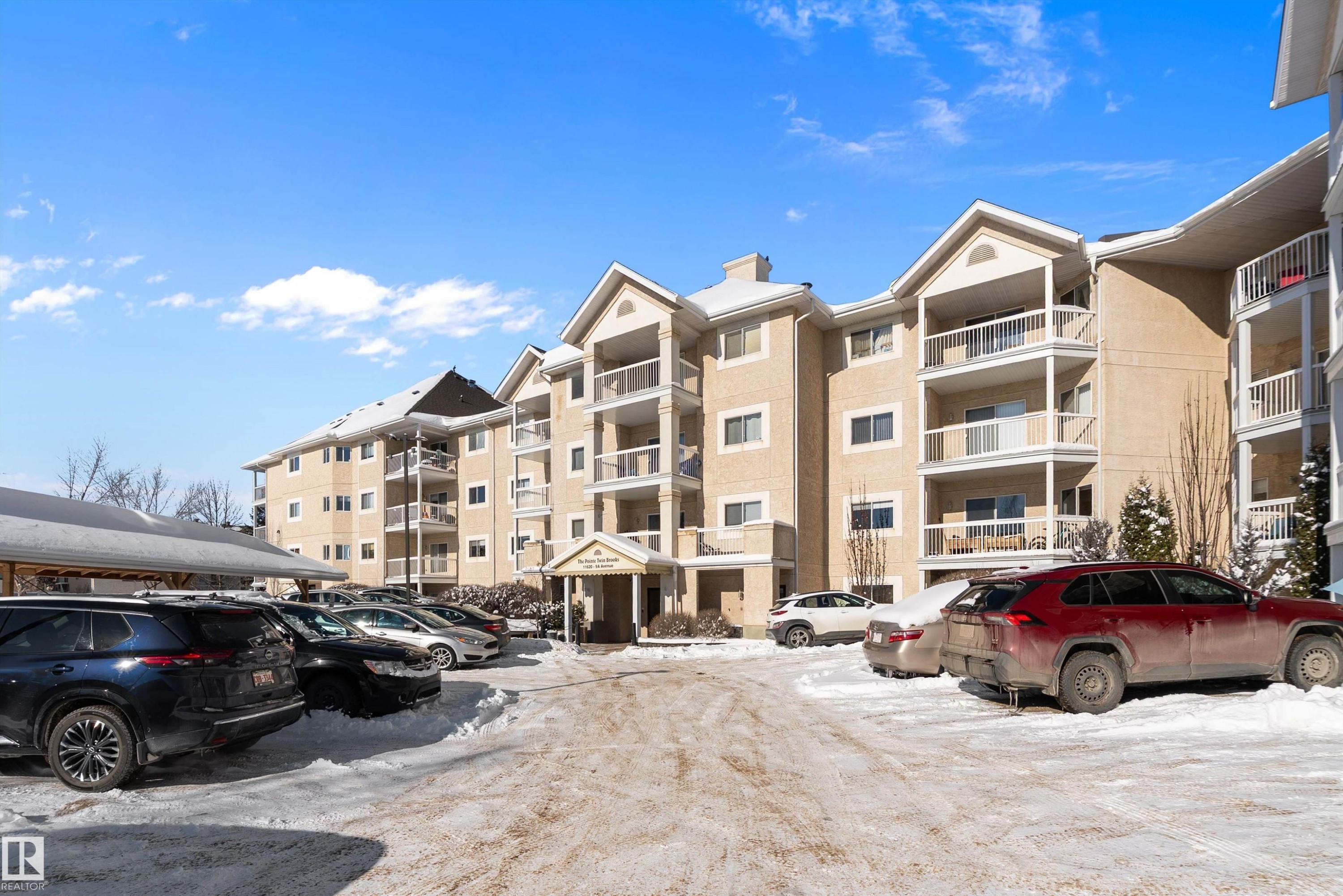 Front view of complex - 116 11620 9A Avenue, Edmonton, AB - Outdoor With Facade