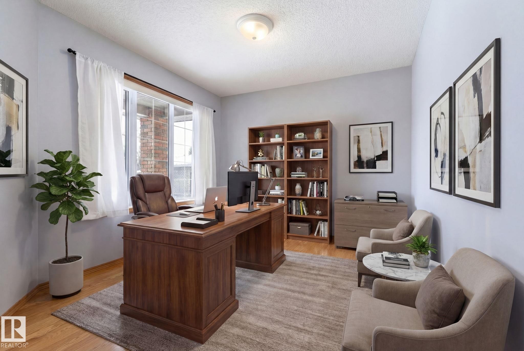 752 Whiston Court, Edmonton, AB - Indoor Photo Showing Office