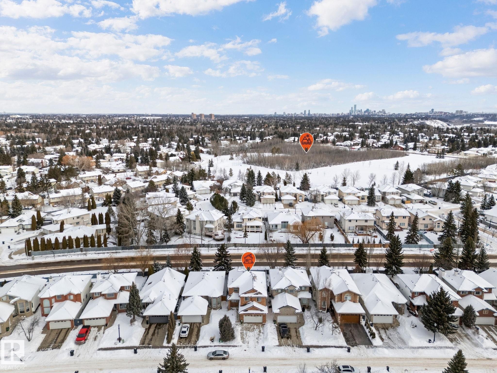 752 Whiston Court, Edmonton, AB - Outdoor With View