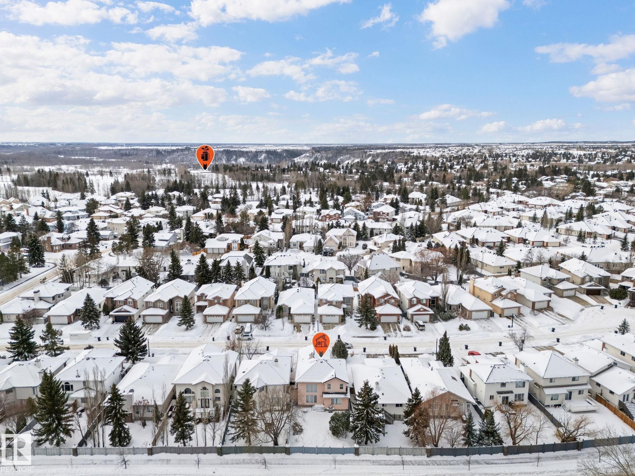 752 Whiston Court, Edmonton, AB - Outdoor With View