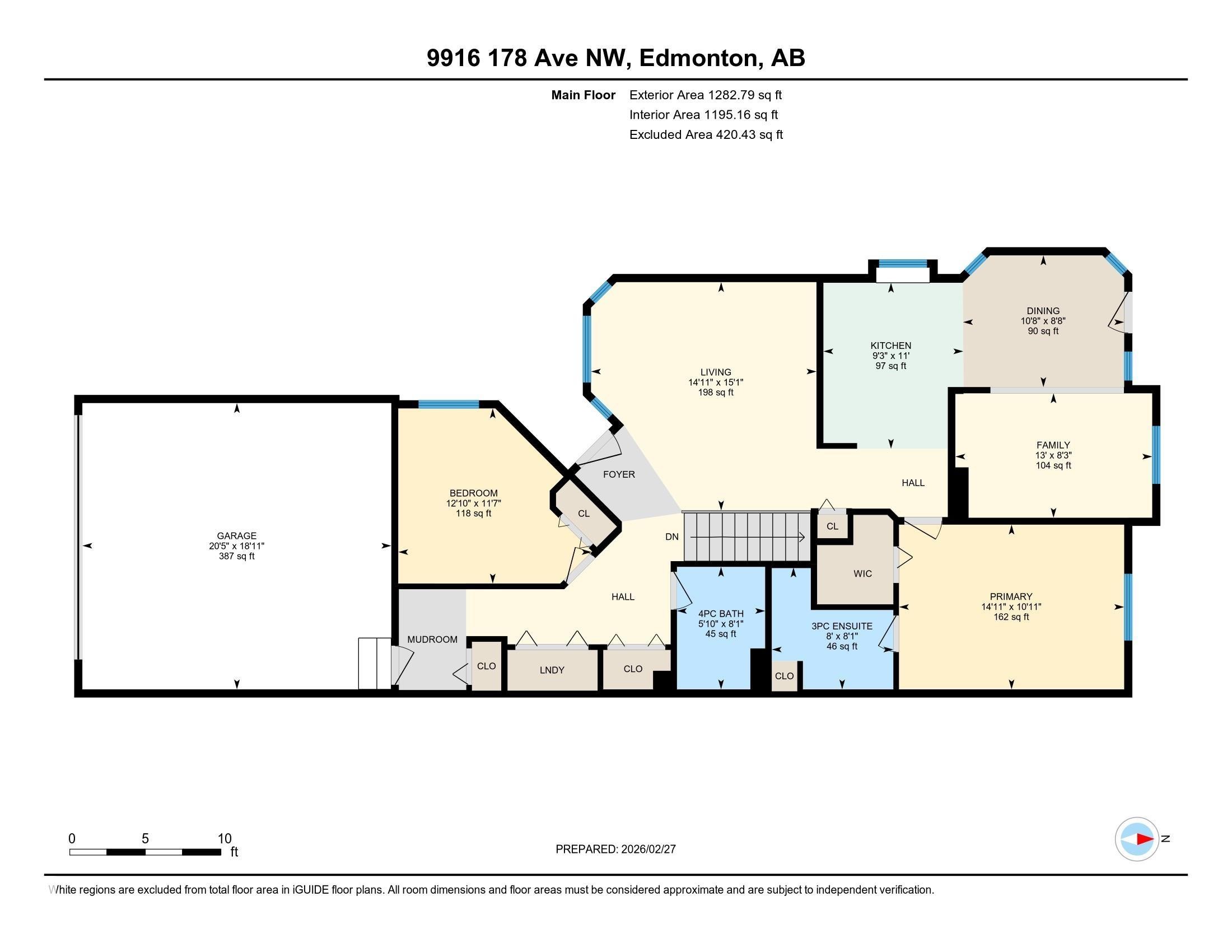 View of home floor plan - 9916 178 Avenue, Edmonton, AB - Other